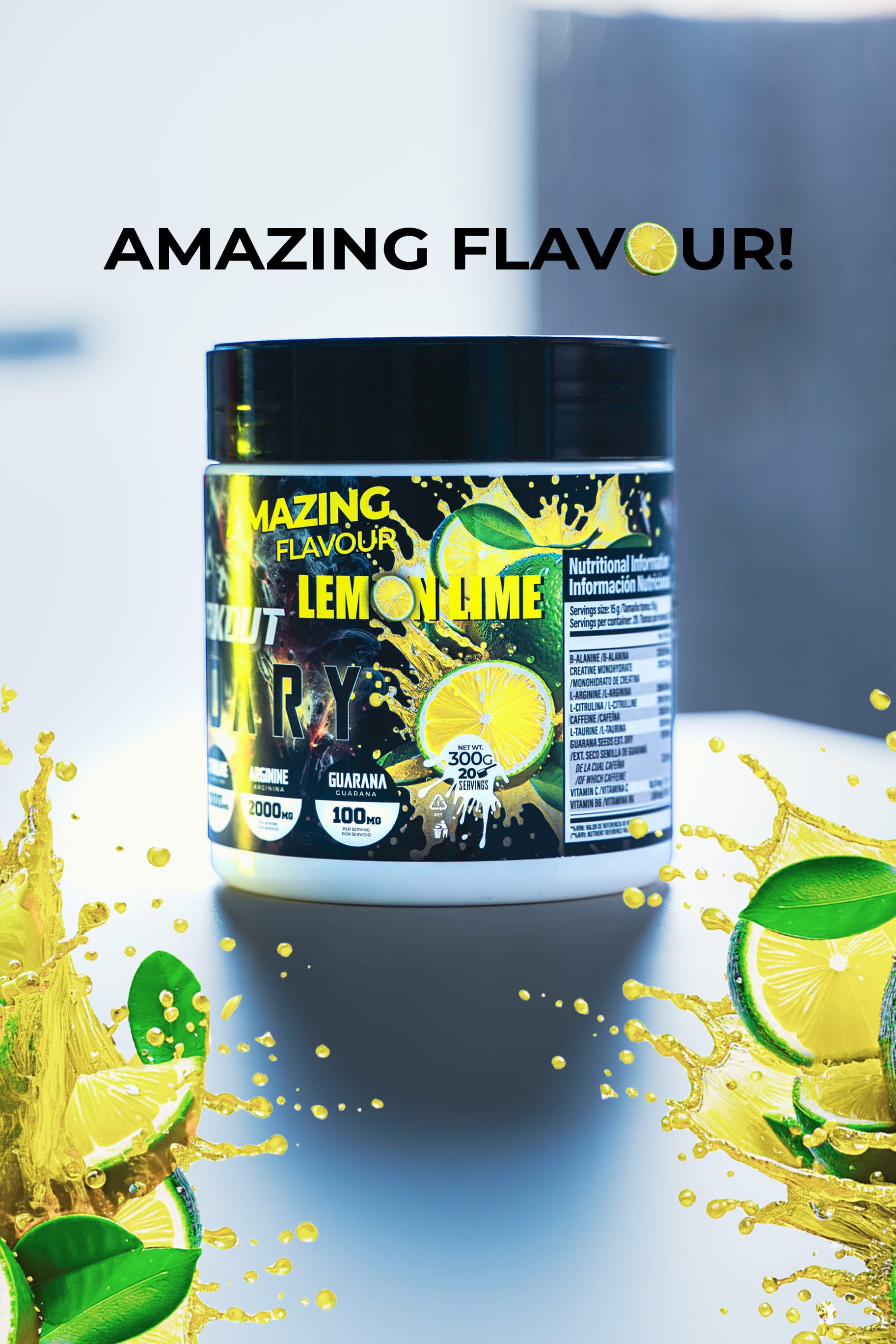 Pre Entreno LEGENDARY Lima Limón - 300g