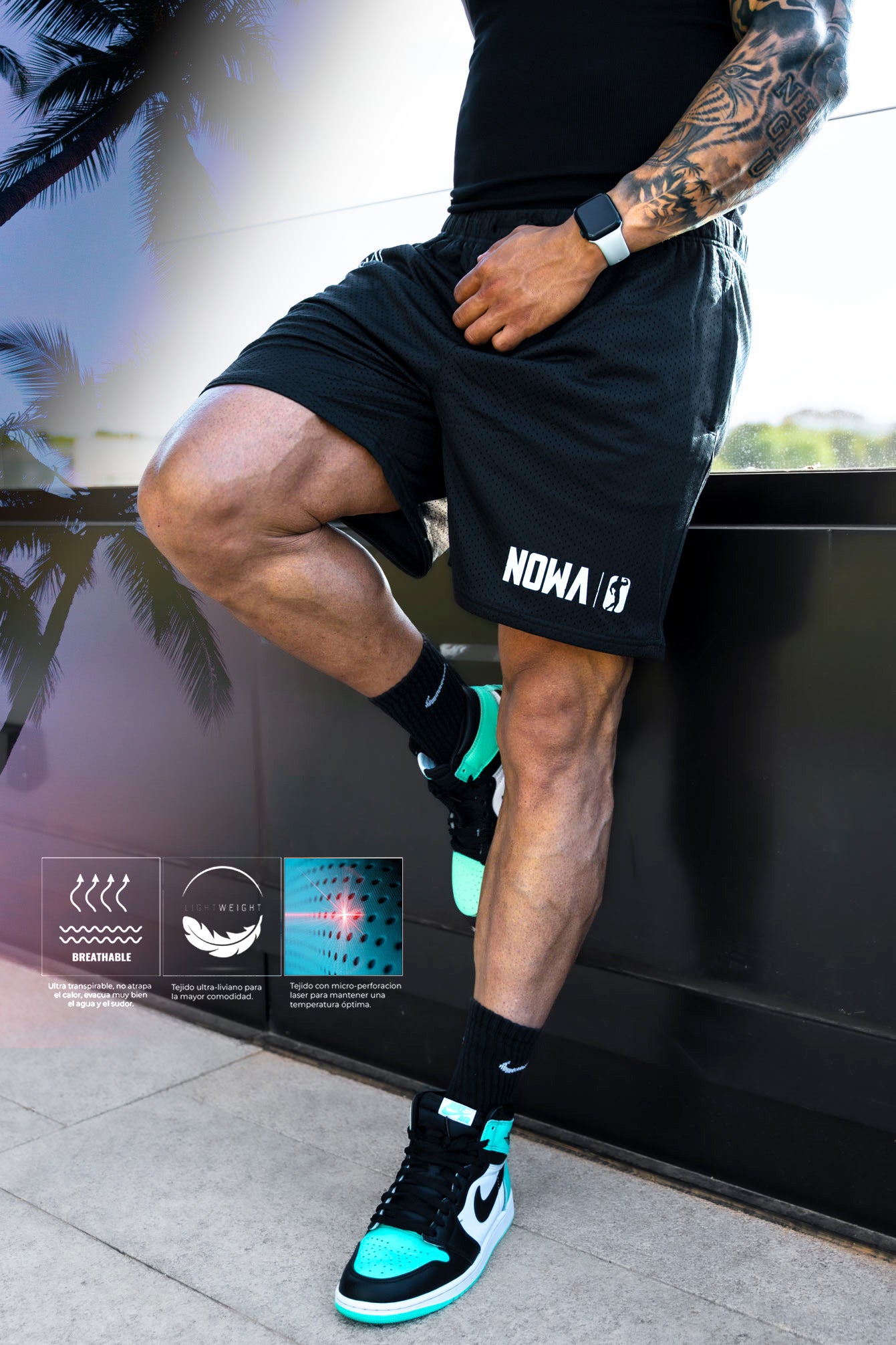 Absolute Athlete shorts - Iridian Black