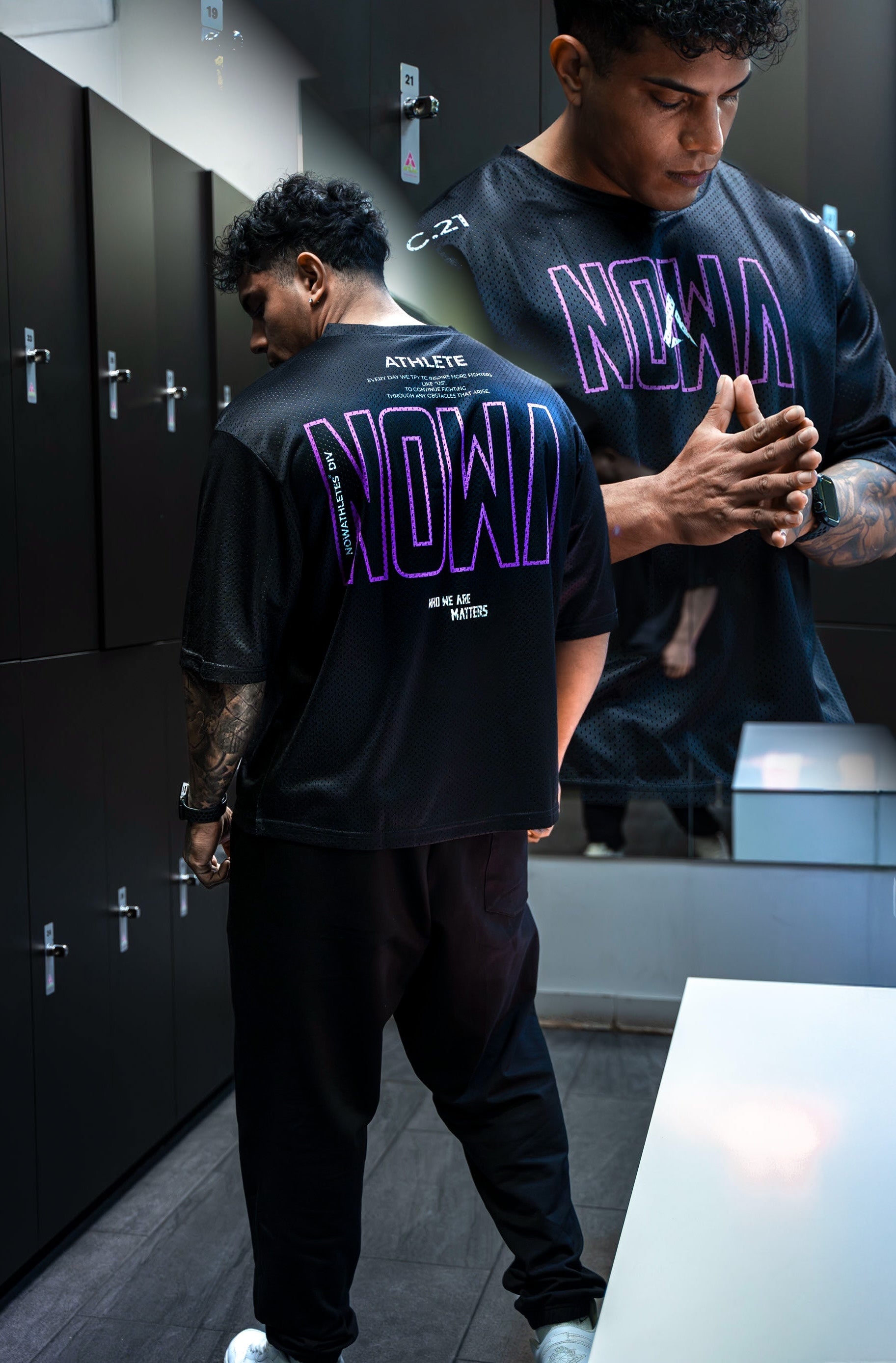 USA PRO Cropped Tee - Iridian Black