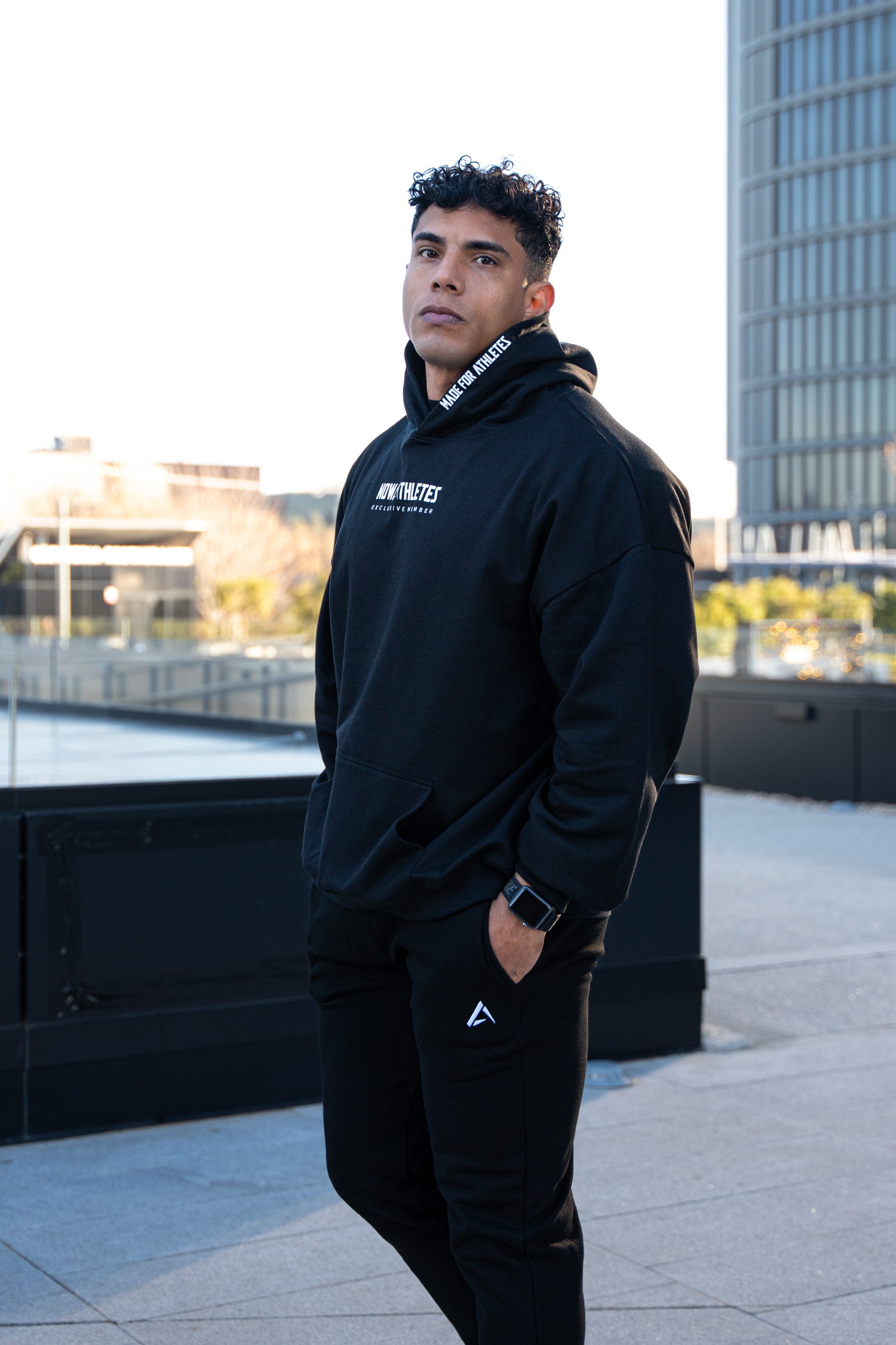 Exclusive Member Oversized Sweatshirt - Black