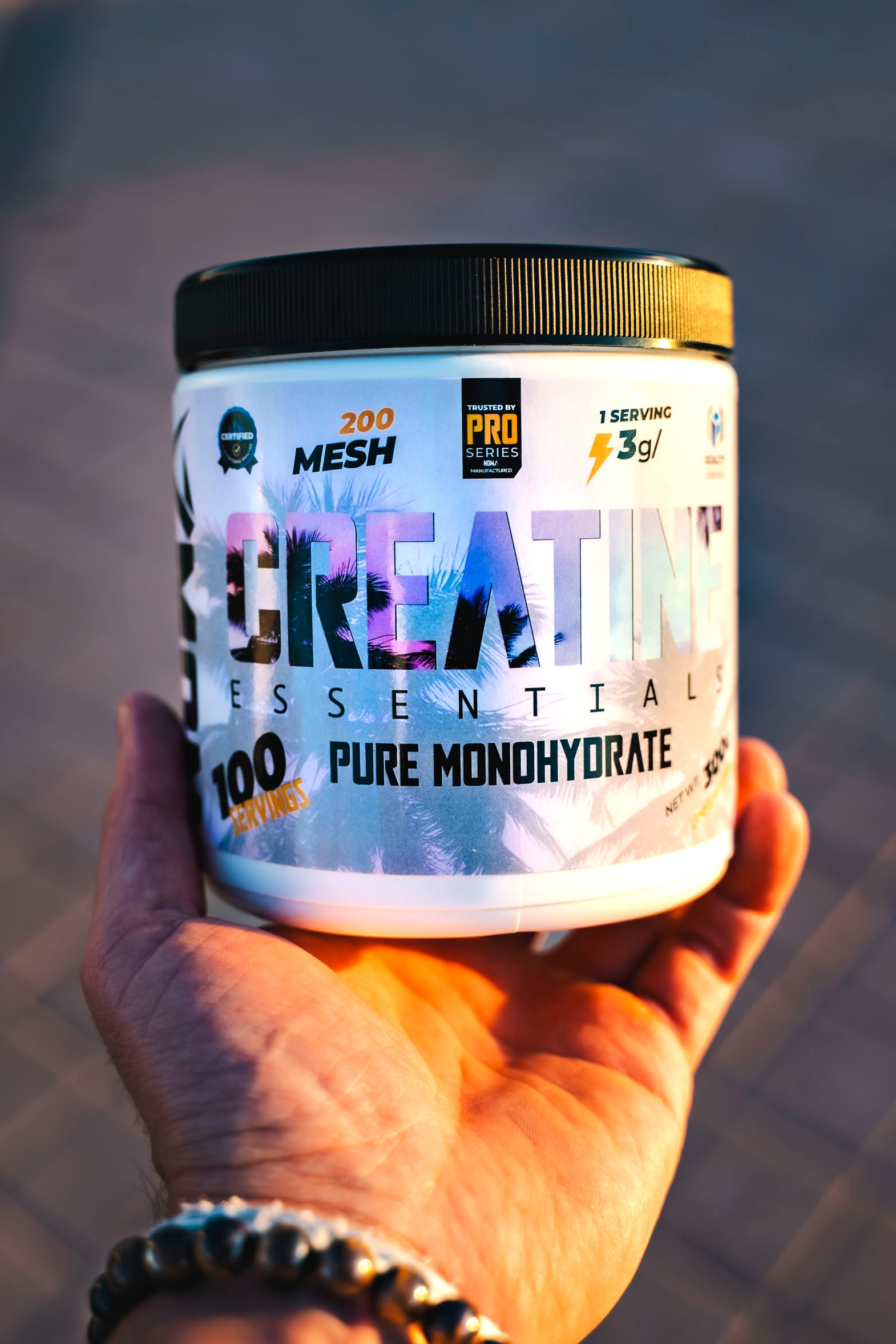 Creatina PREMIUM 100% Monohidrato de máxima pureza y calidad.