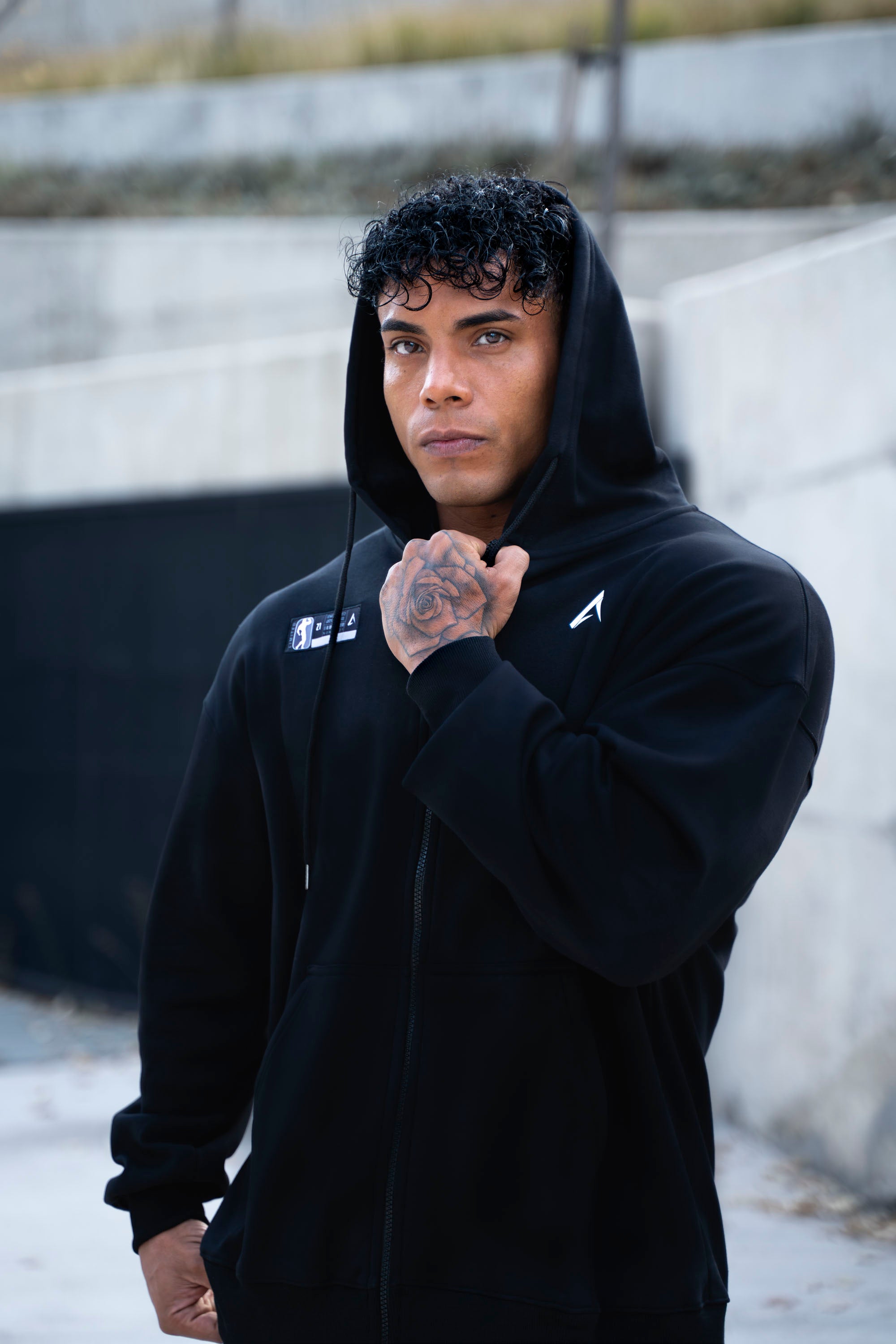 Sudadera Black Performance - Oversized