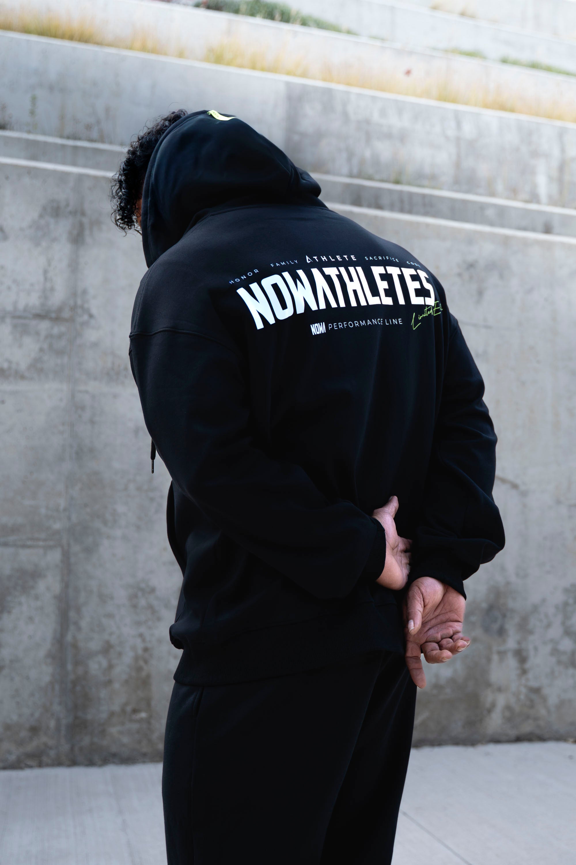 Performance Oversized Sweatshirt - Black Navy