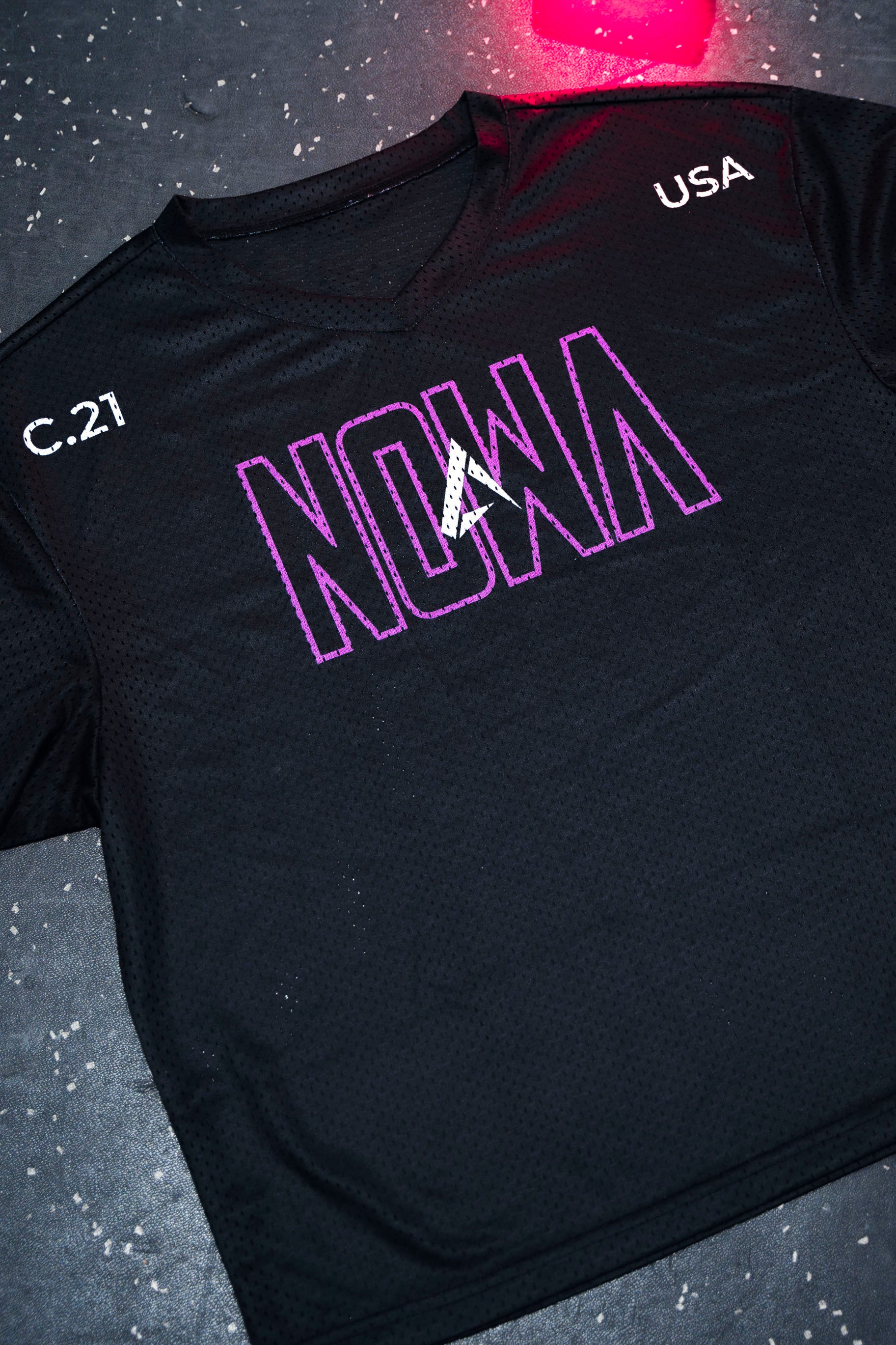 USA PRO Cropped Tee - Iridian Black