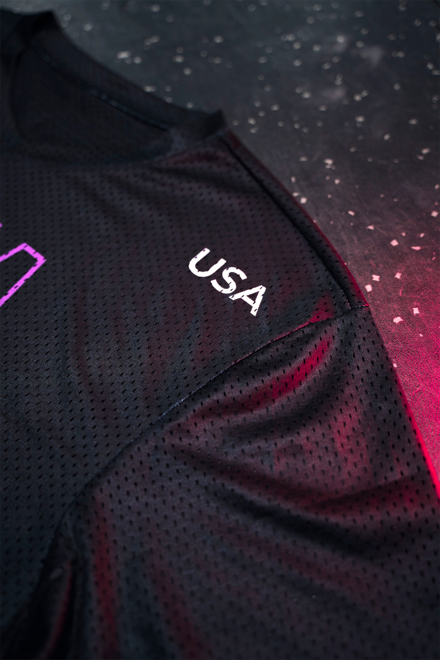 USA PRO Cropped Tee - Iridian Black