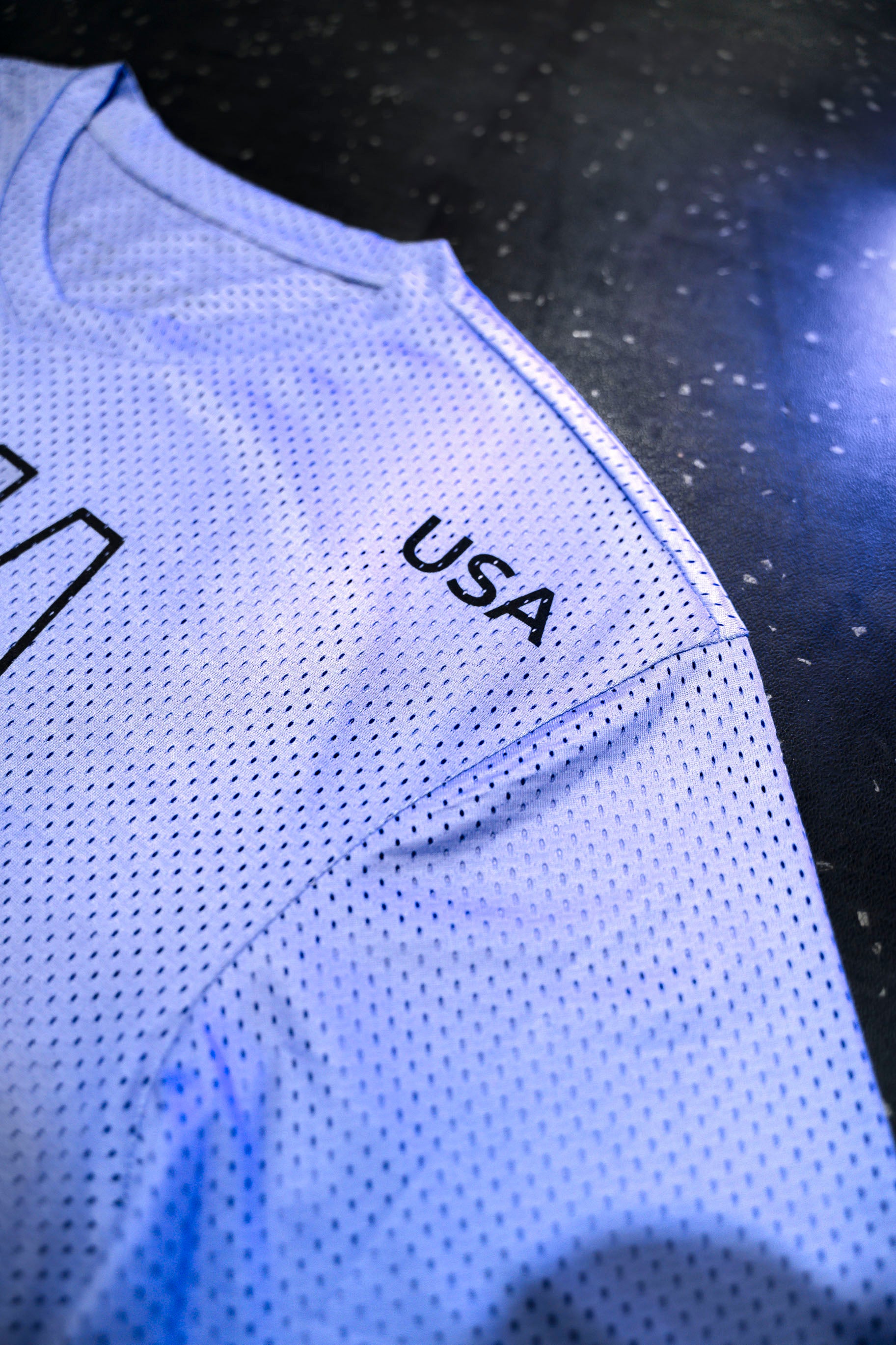 USA PRO Cropped Tee - Royal Purple