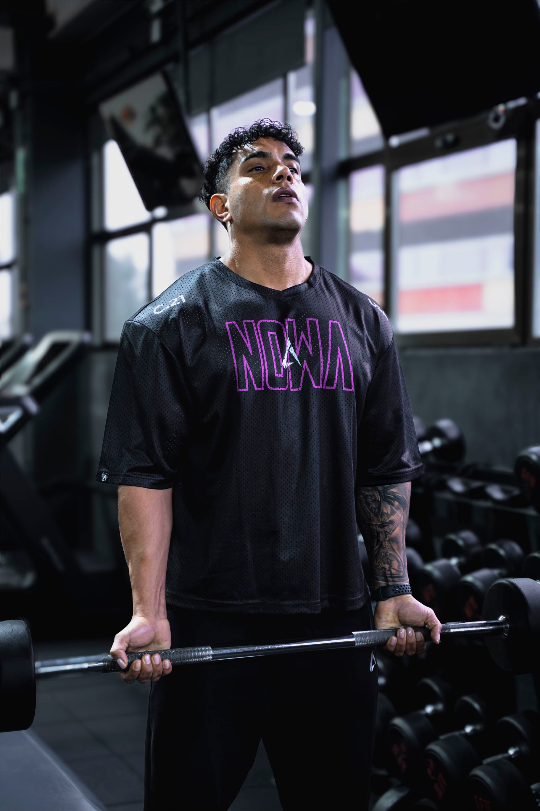 USA PRO Cropped Tee - Iridian Black