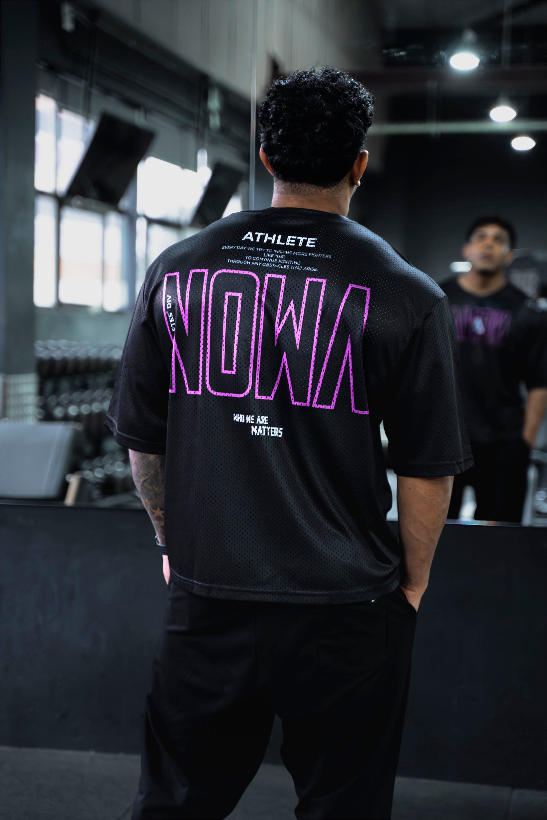 USA PRO Cropped Tee - Iridian Black