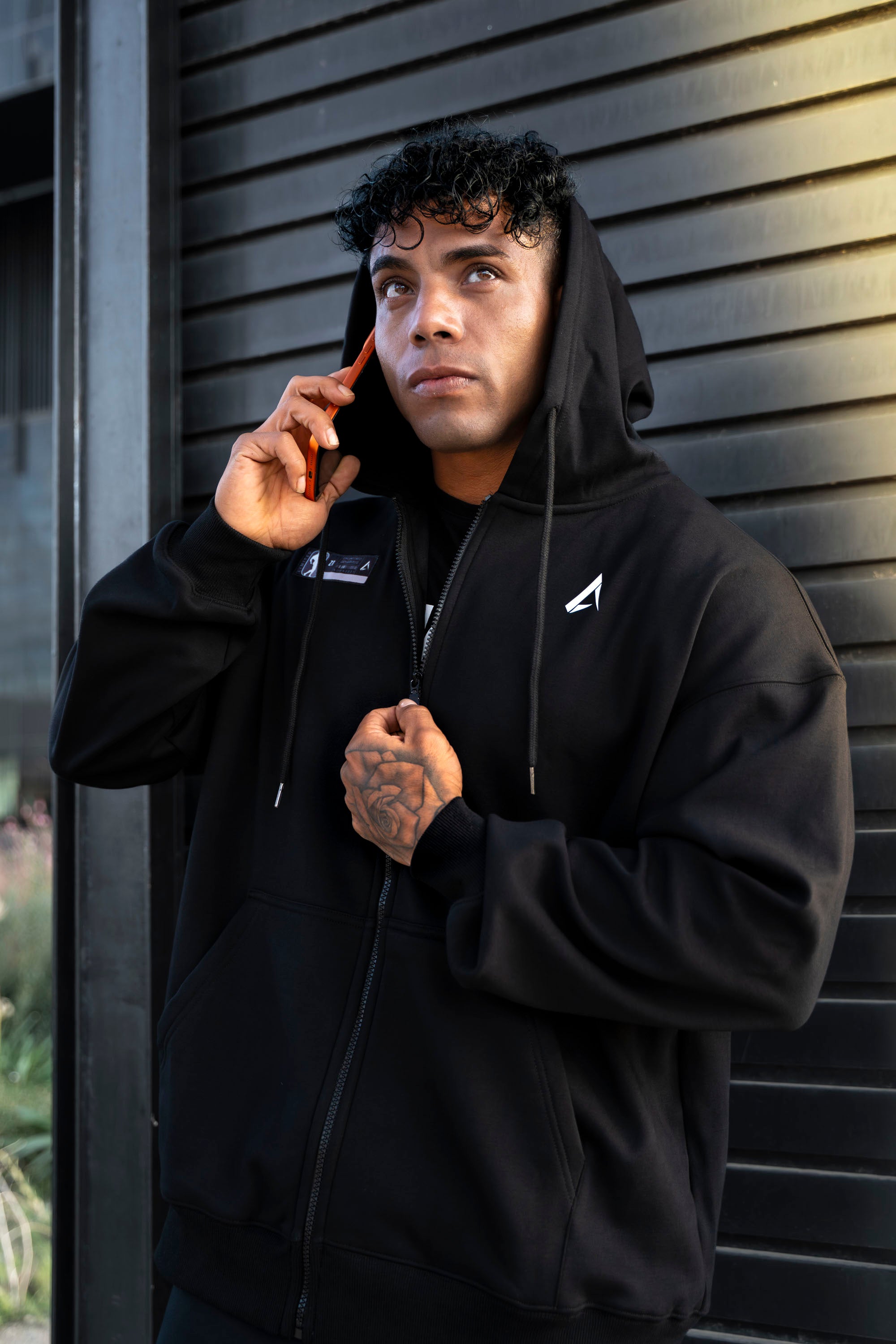 Performance Oversized Sweatshirt - Black Navy