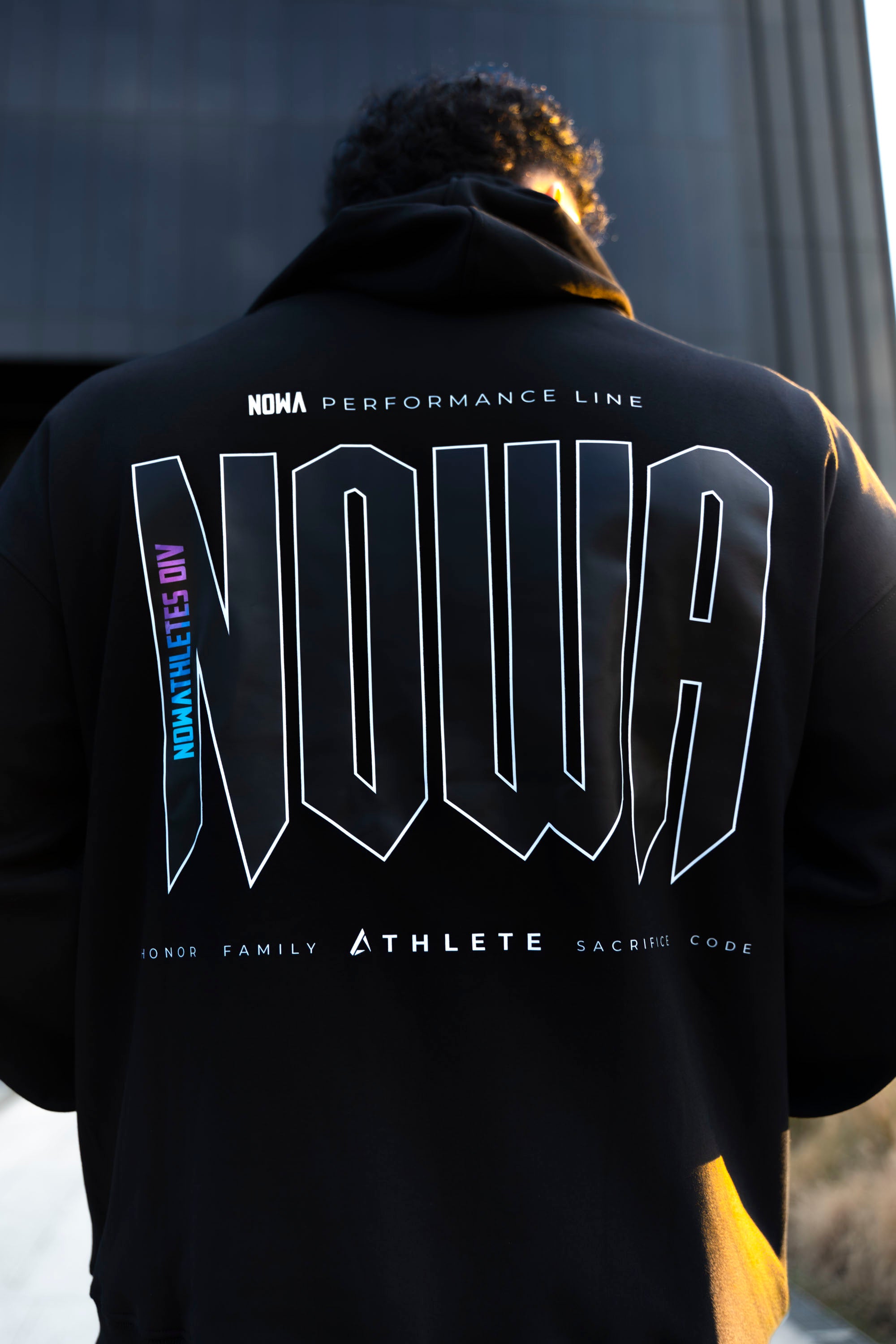 Performance Oversized Sweatshirt - Black Navy