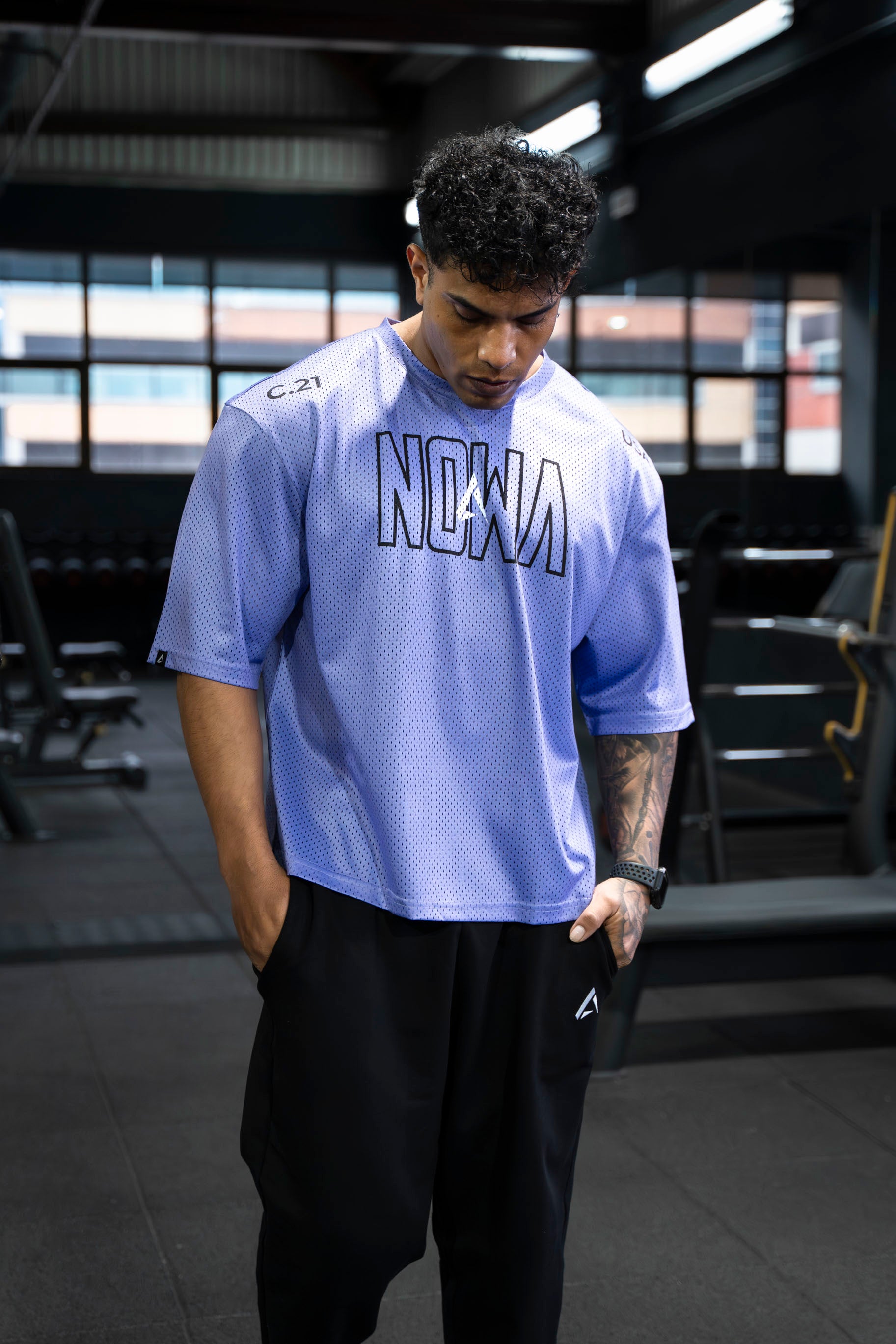 USA PRO Cropped Tee - Royal Purple