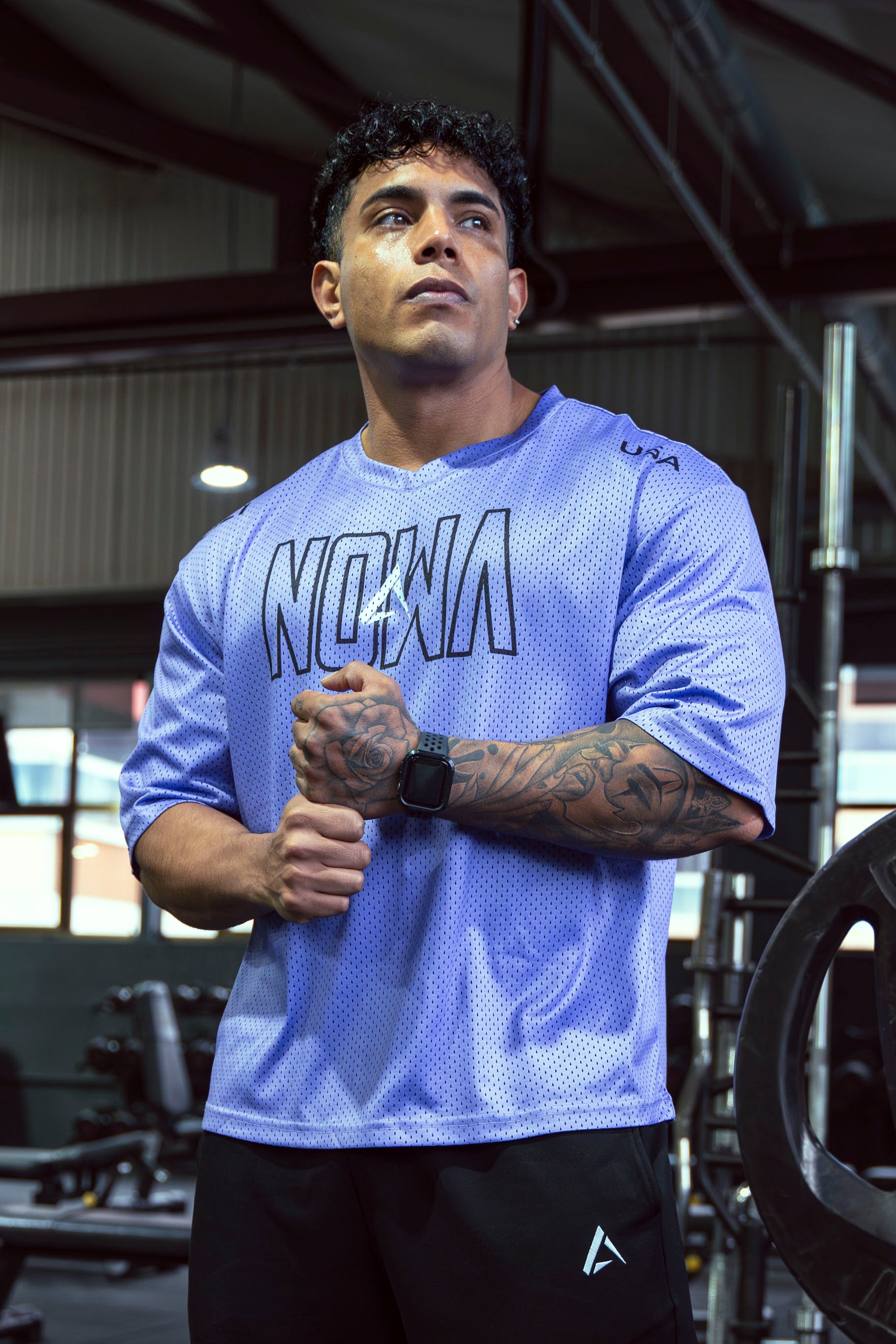 USA PRO Cropped Tee - Royal Purple