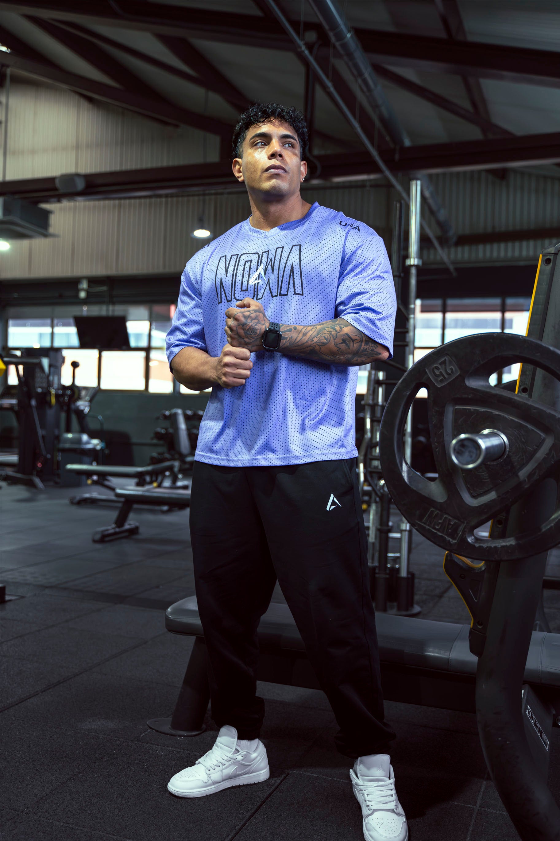 USA PRO Cropped Tee - Royal Purple