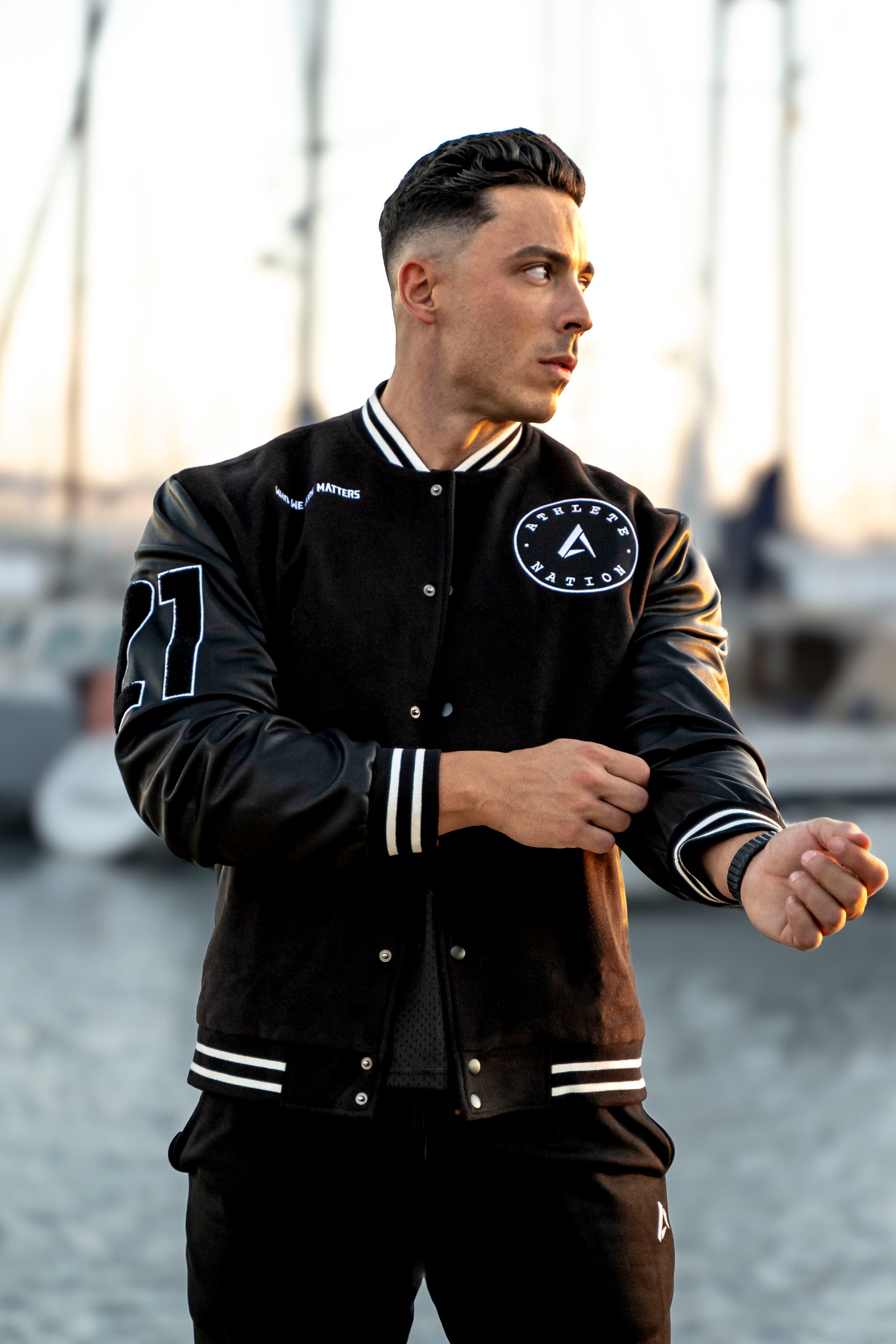 LEGEND Bomber Jacket Limited Edition - Black Orion