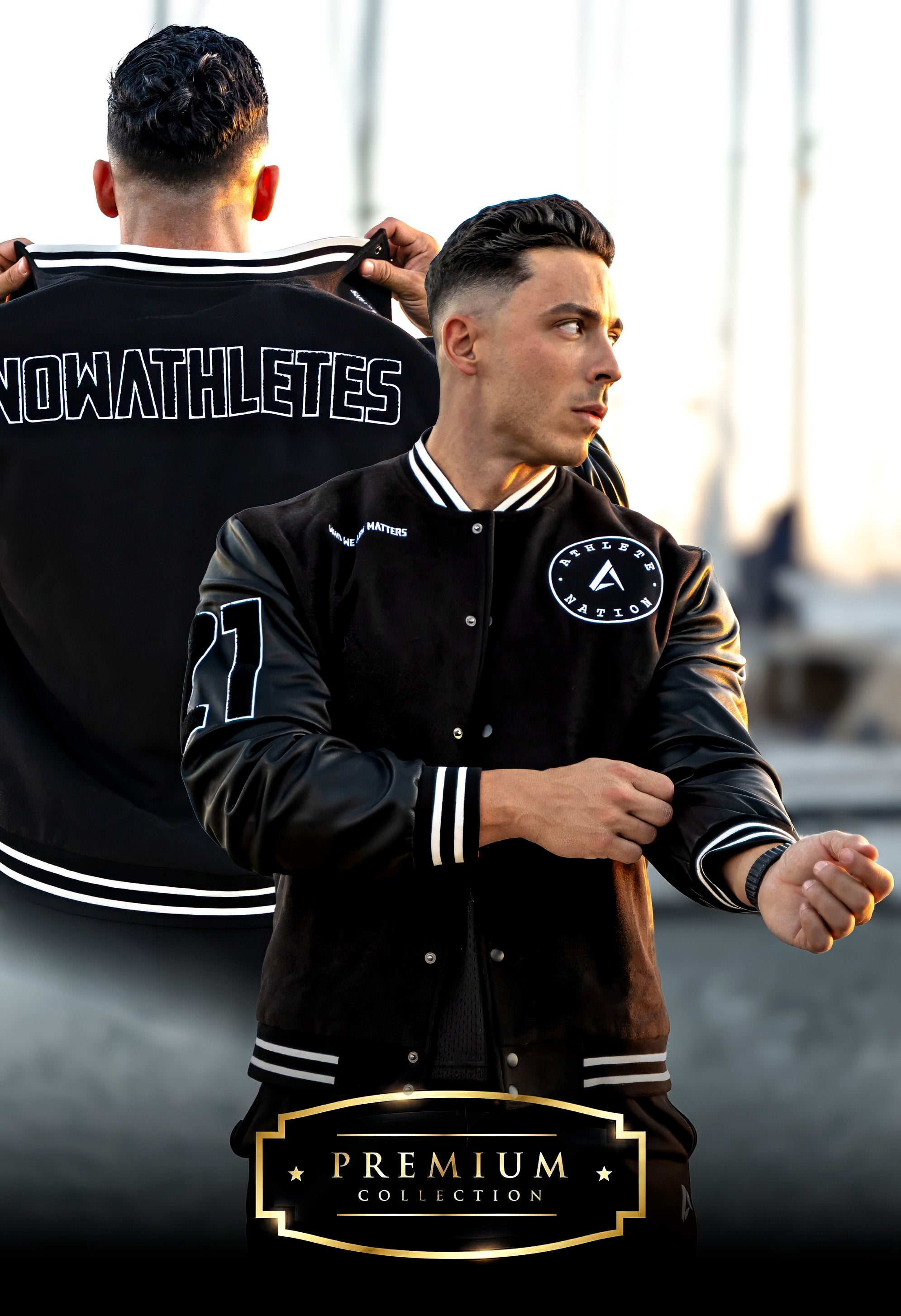 LEGEND Bomber Jacket Limited Edition - Black Orion