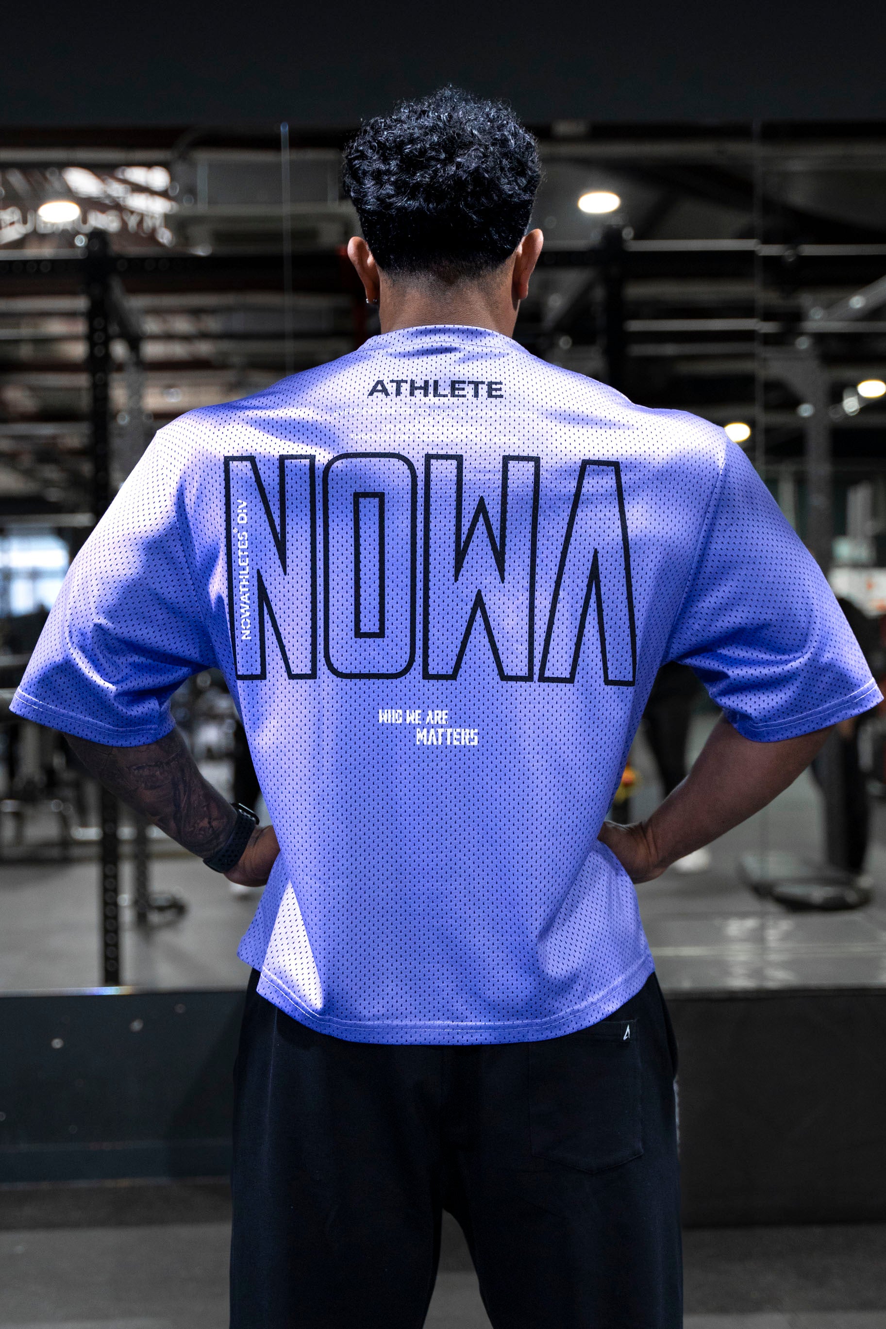 USA PRO Cropped Tee - Royal Purple