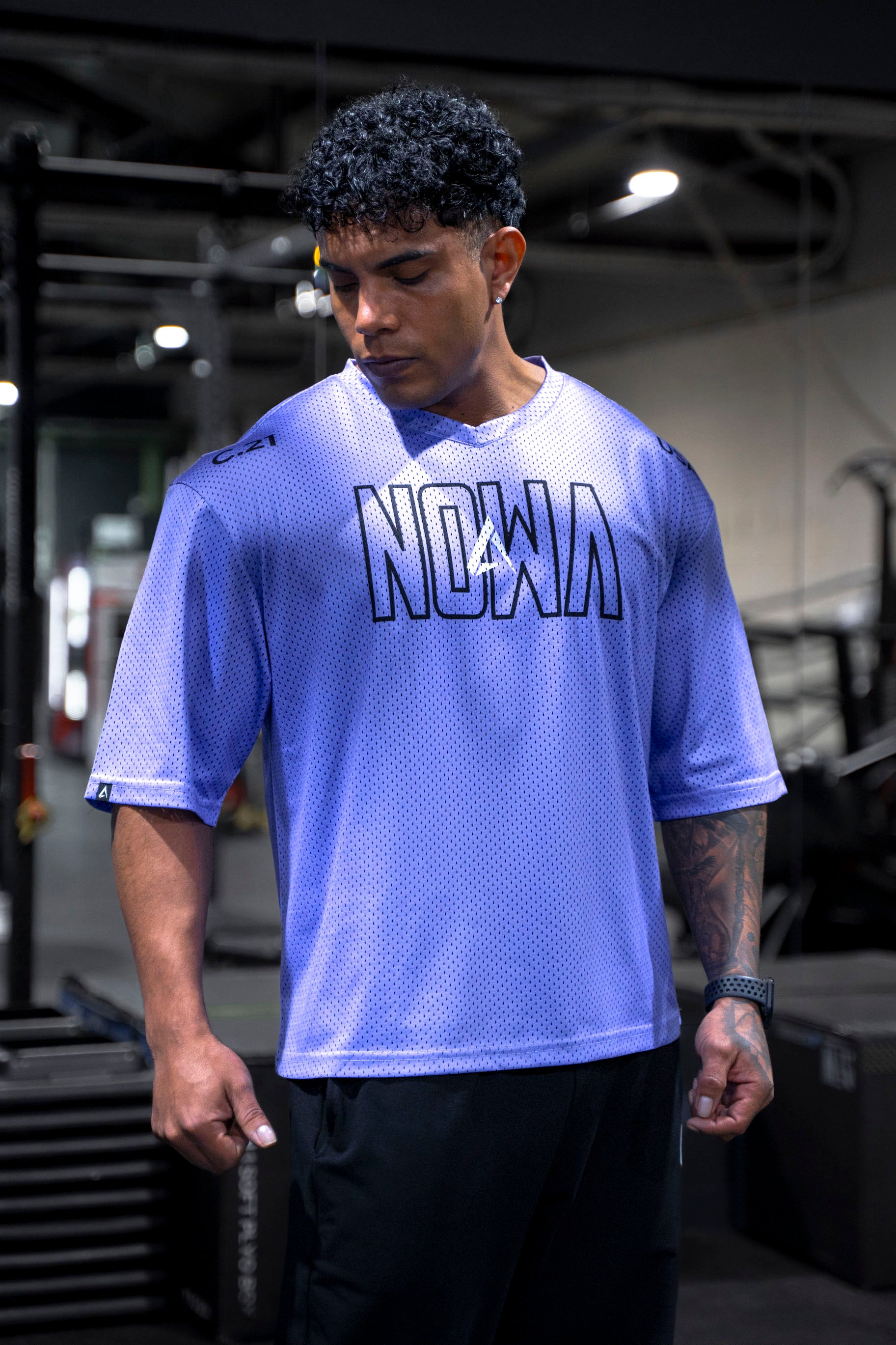 USA PRO Cropped Tee - Royal Purple