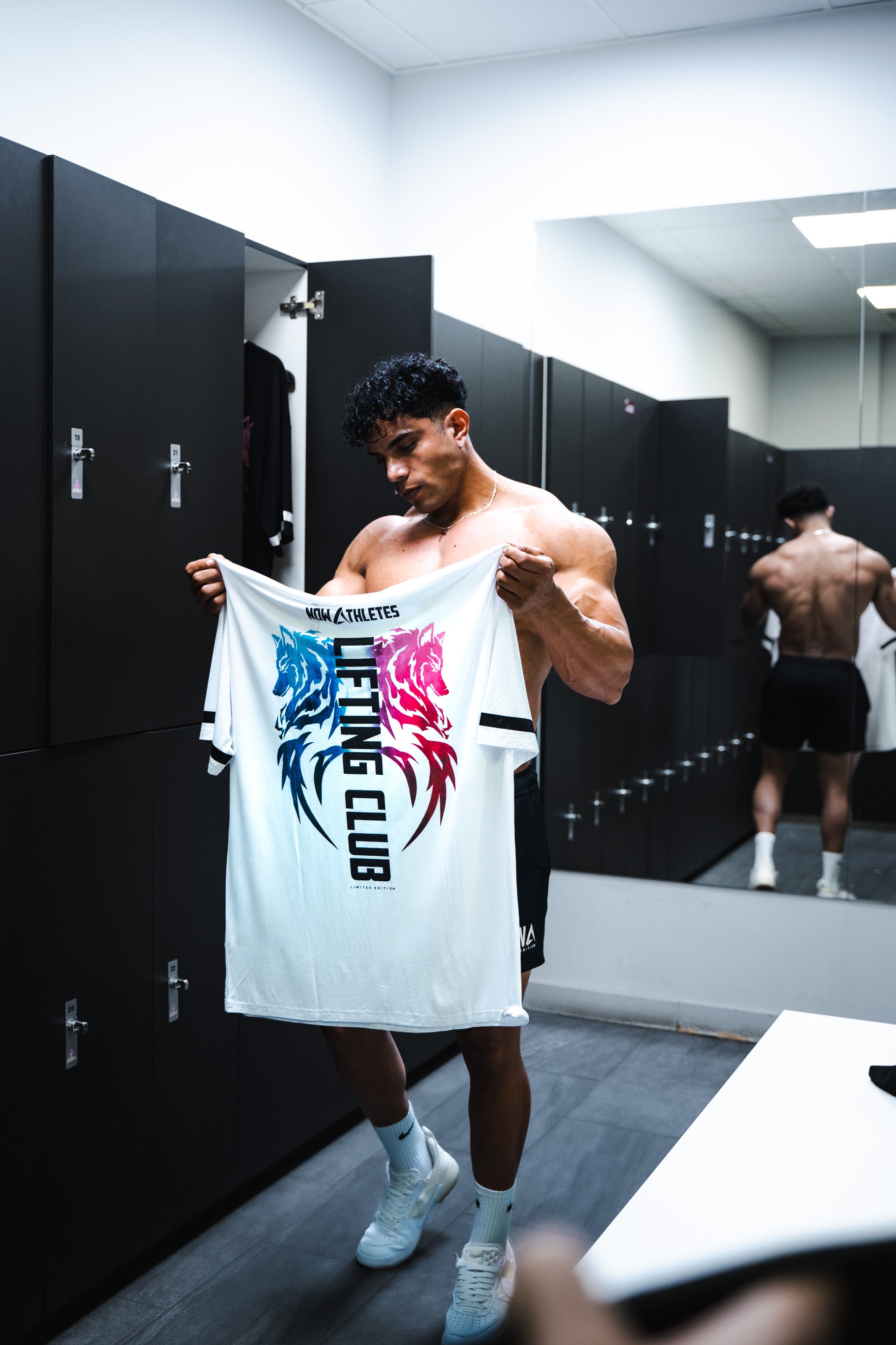 Wolf Lifting Club Extra Oversized - White