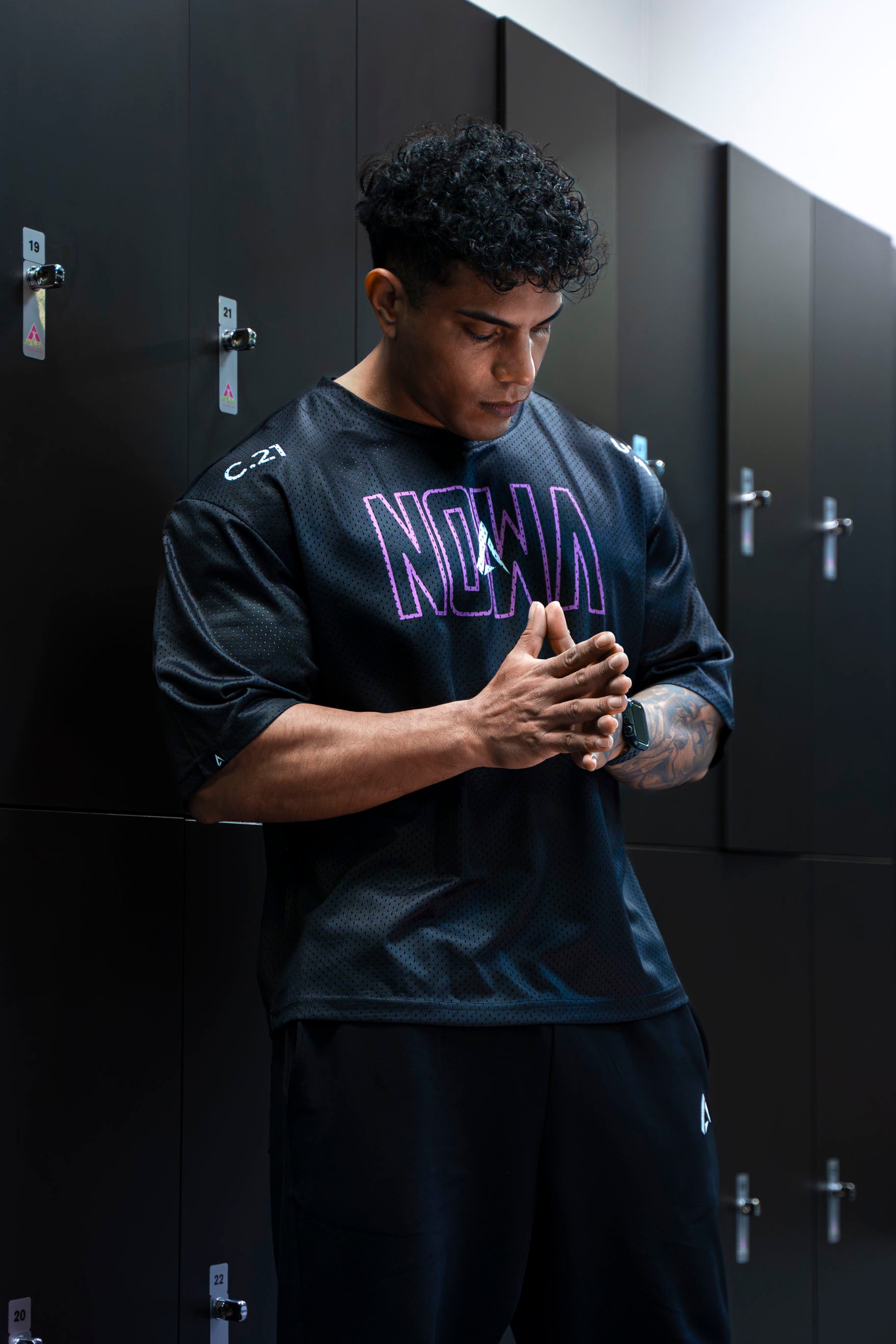 USA PRO Cropped Tee - Iridian Black