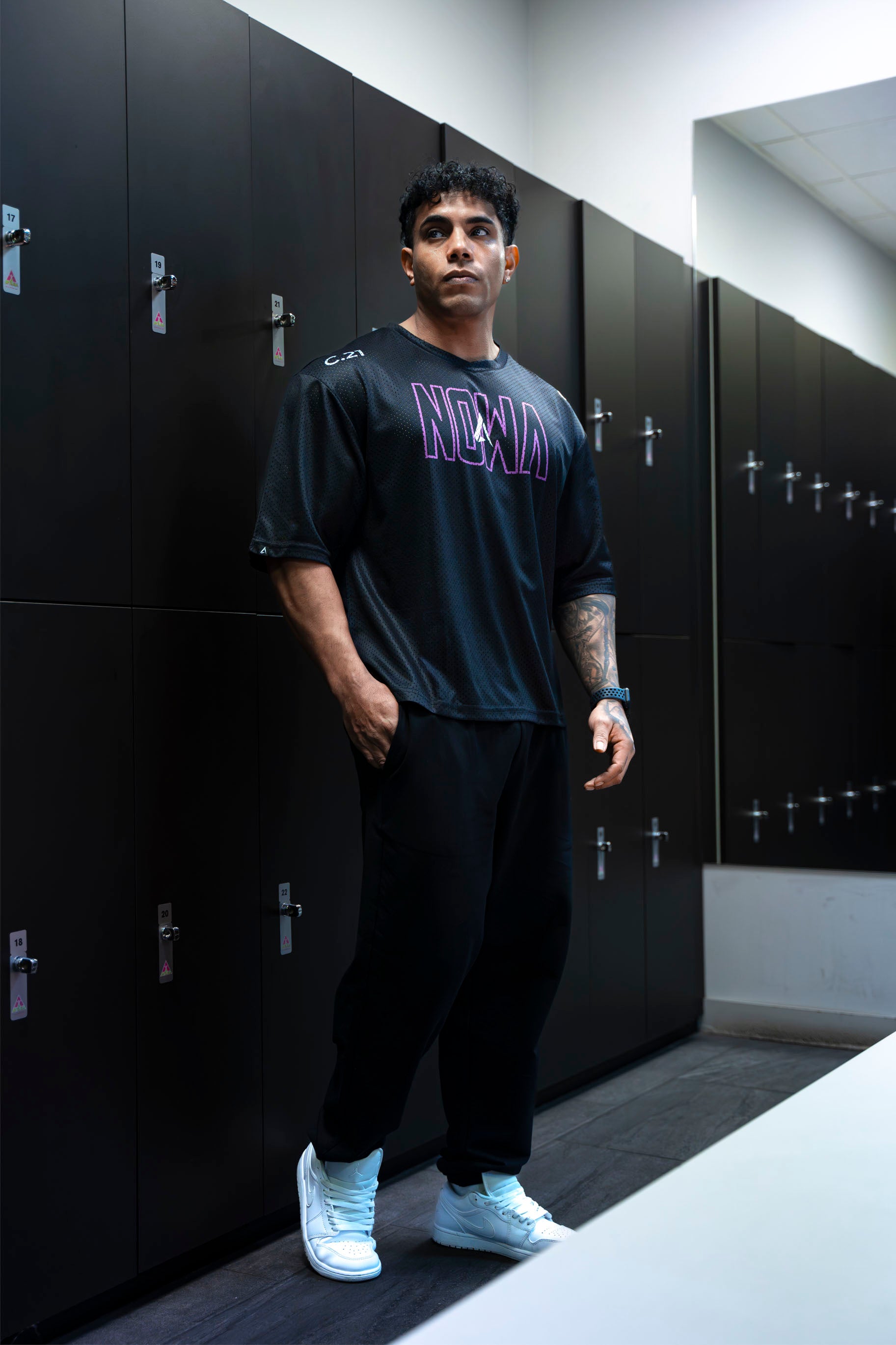 USA PRO Cropped Tee - Iridian Black