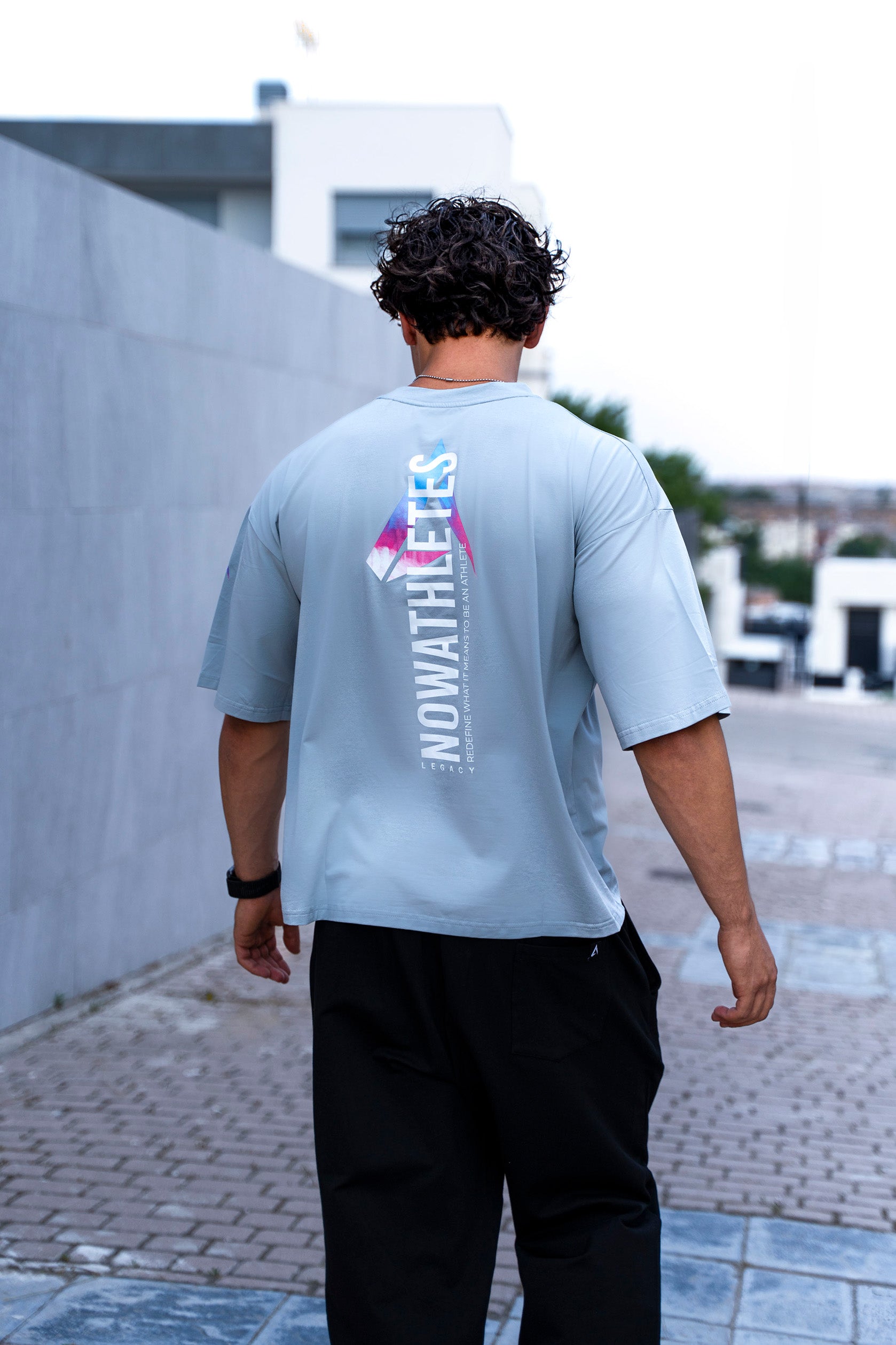 Supernova Returns Boxy Tee - Ice Grey