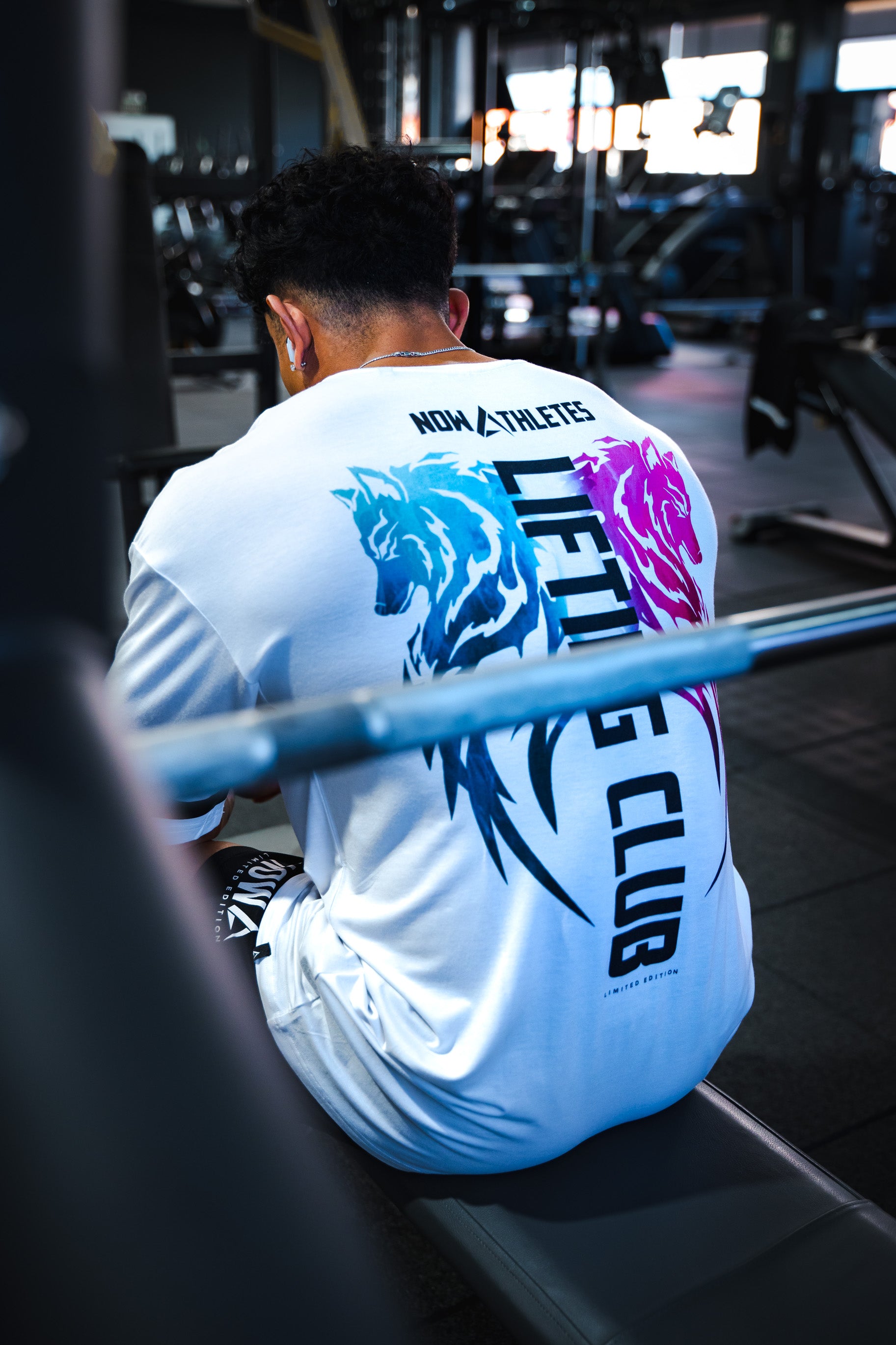 Wolf Lifting Club Extra Oversized - White