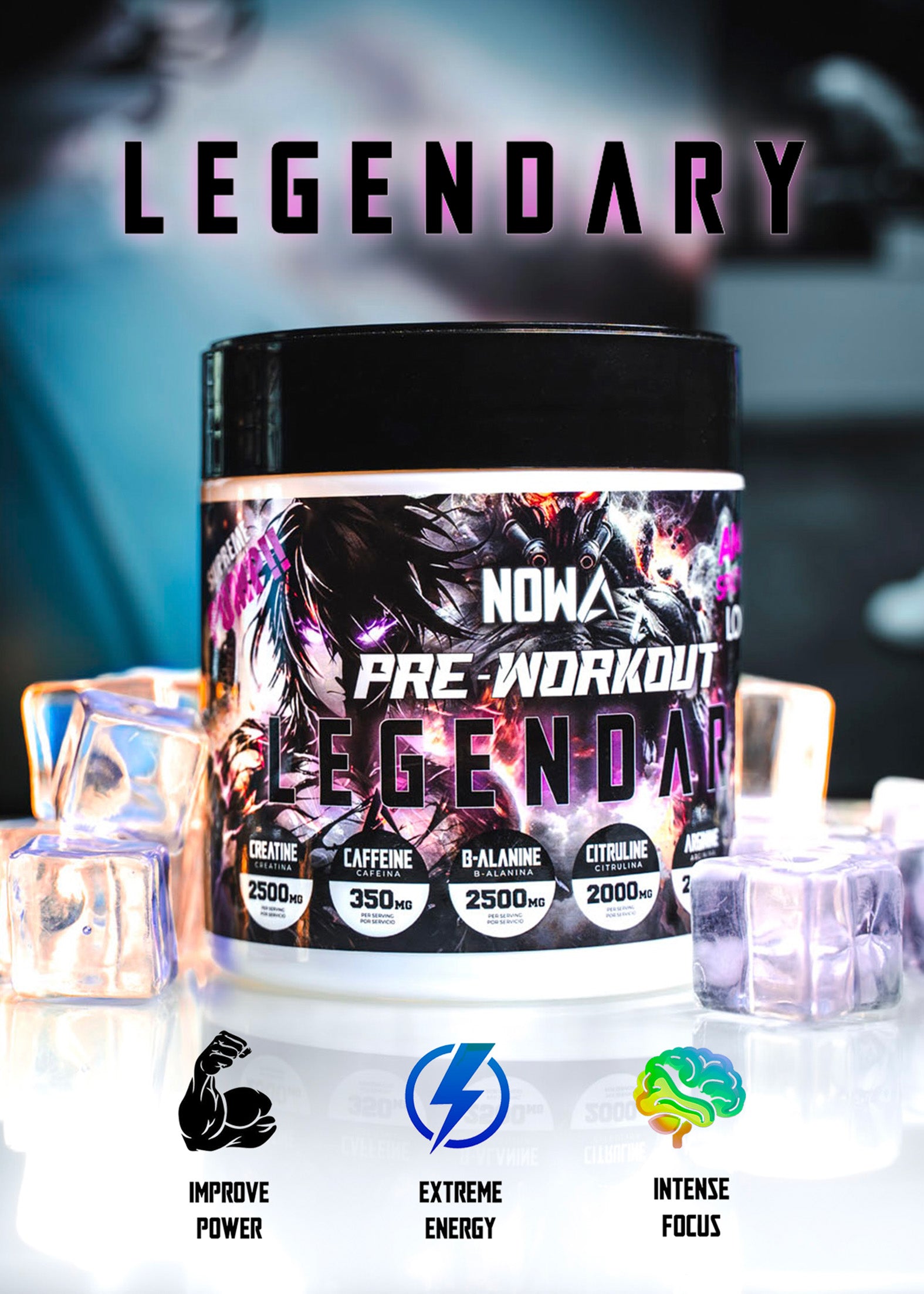 Pre Entreno LEGENDARY Piruleta - 300g