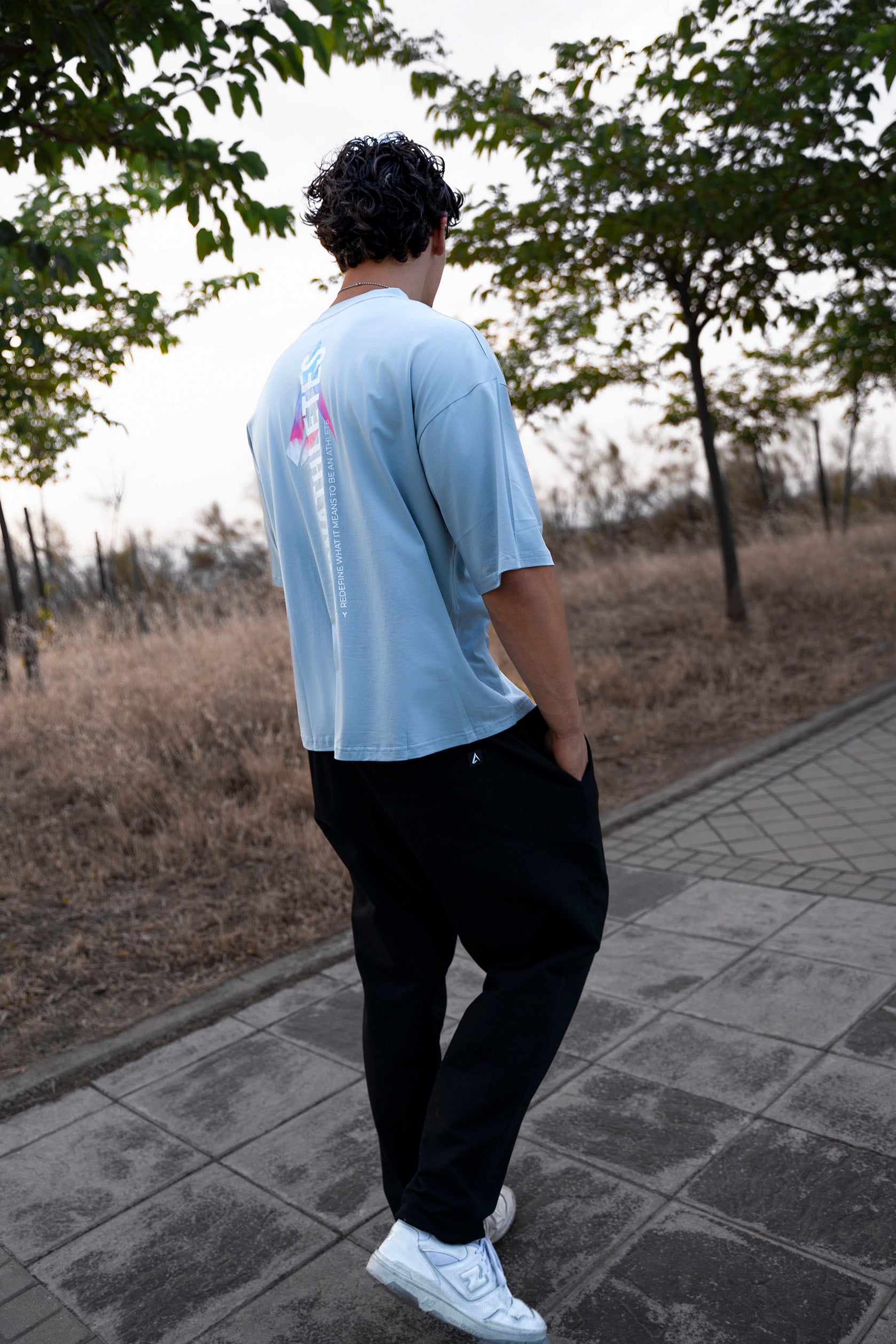 Supernova Returns Boxy Tee - Ice Grey