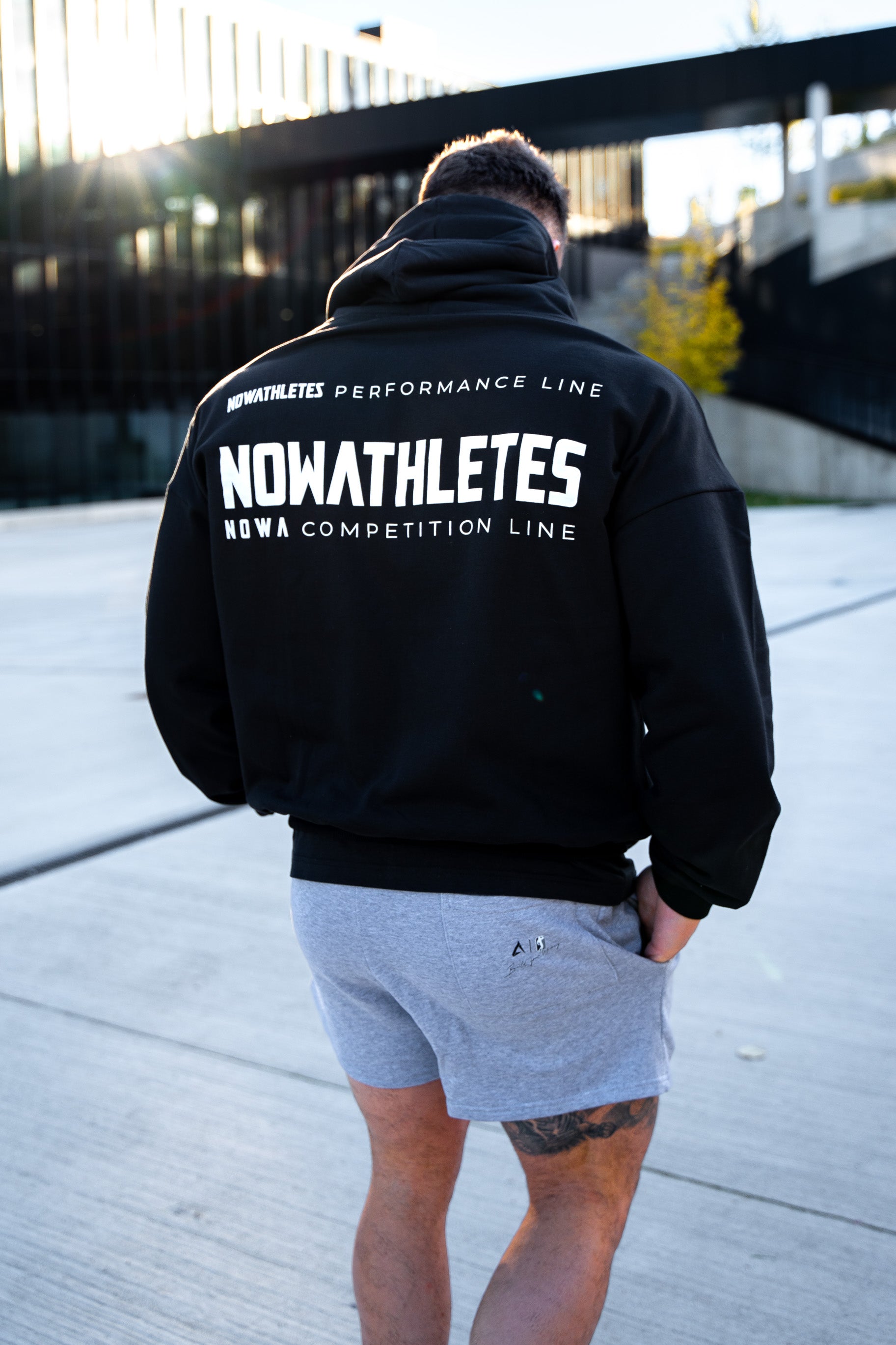 Performance Oversized Sweatshirt - Black Navy