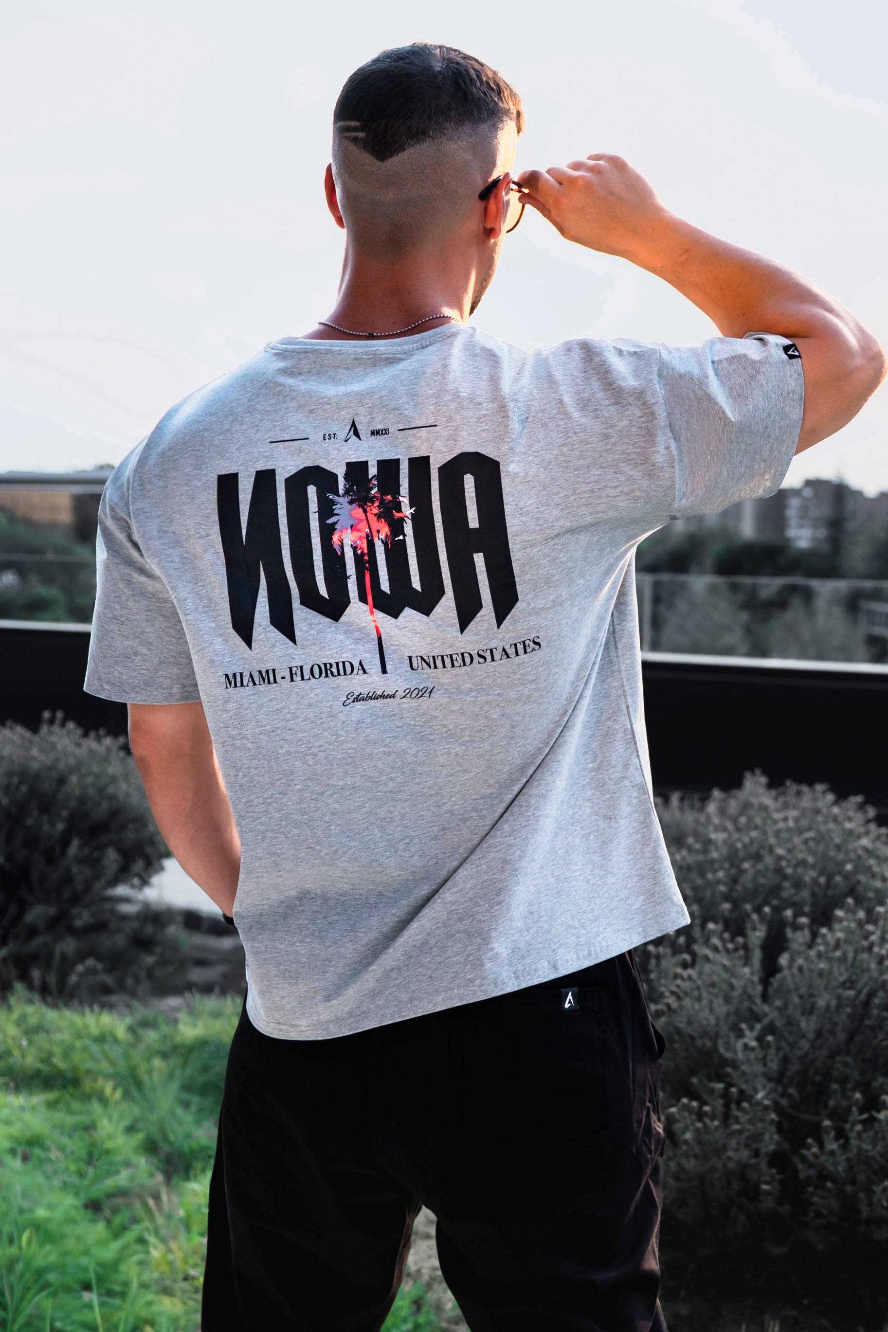 MIAMI NOWA OVERSIZED BOXY - ROYAL GREY