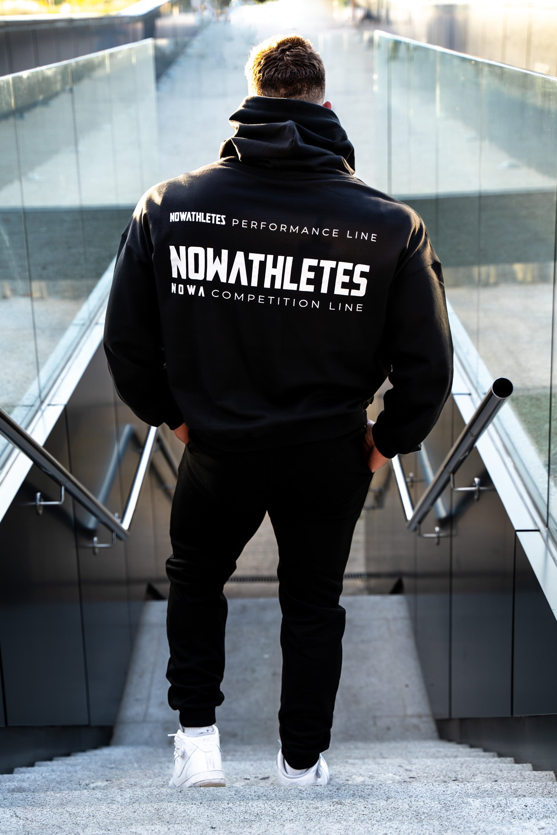 Performance Oversized Sweatshirt - Black Navy