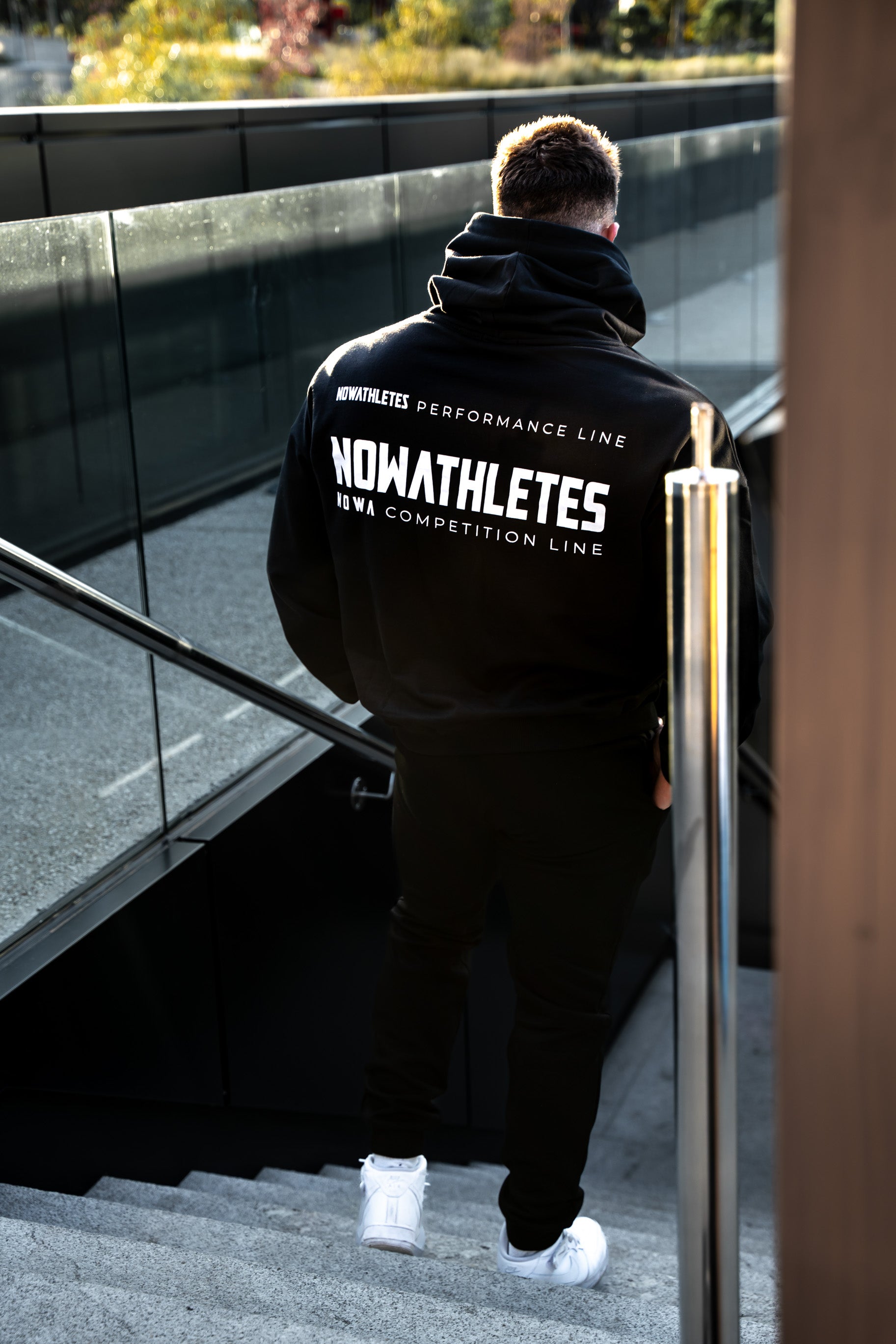 Performance Oversized Sweatshirt - Black Navy