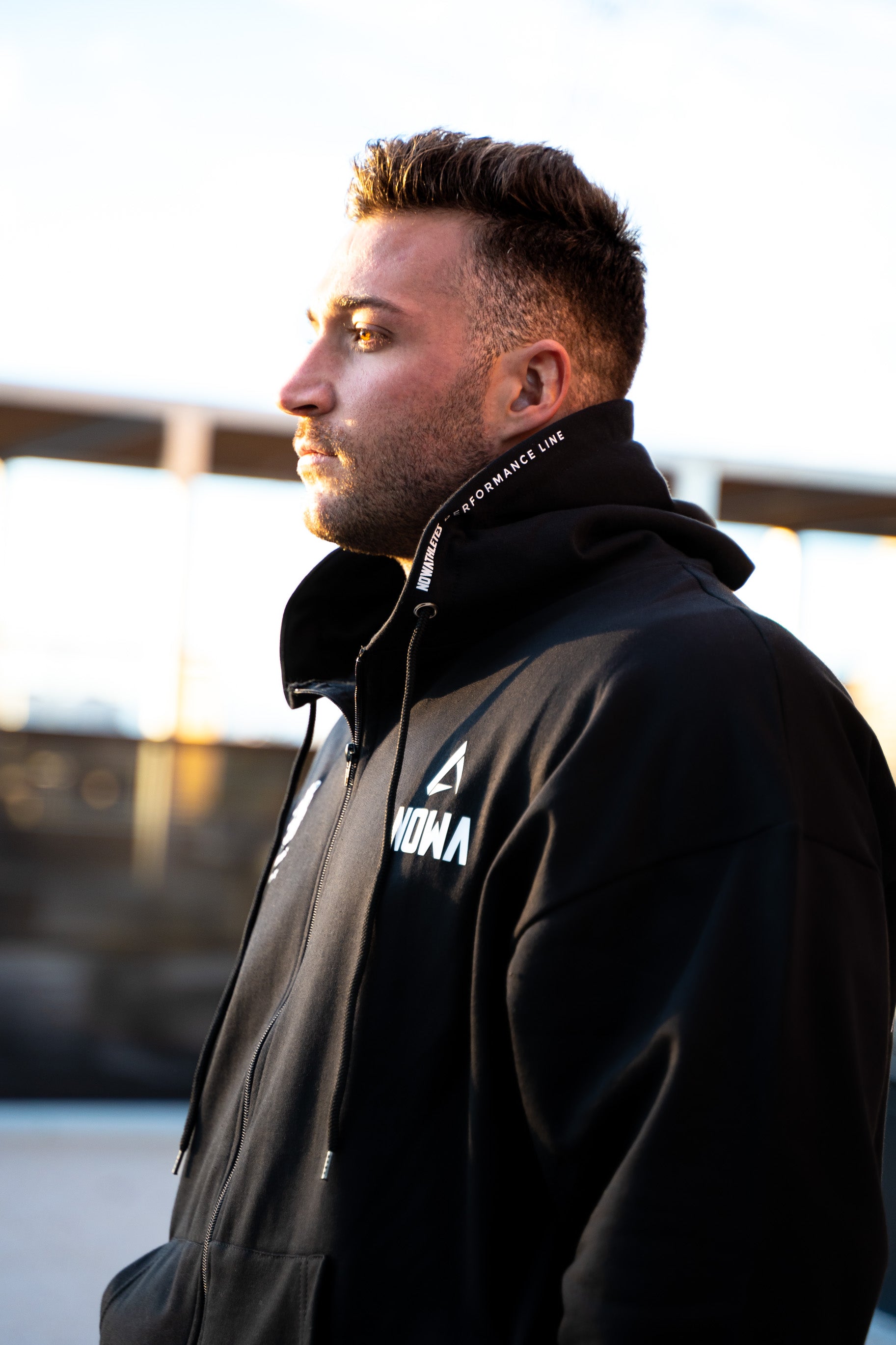 Performance Oversized Sweatshirt - Black Navy