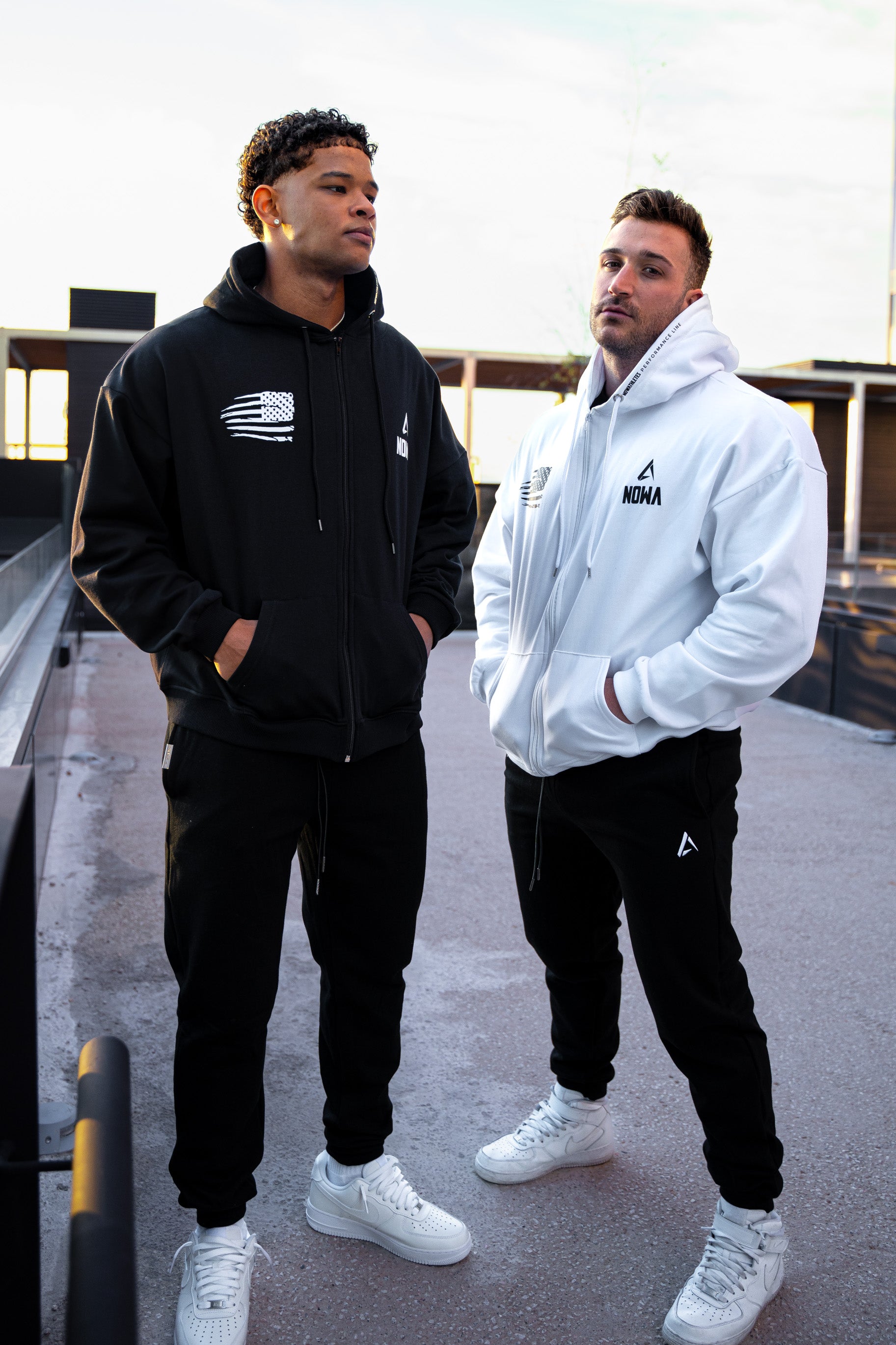 Performance Oversized Sweatshirt - Black Navy