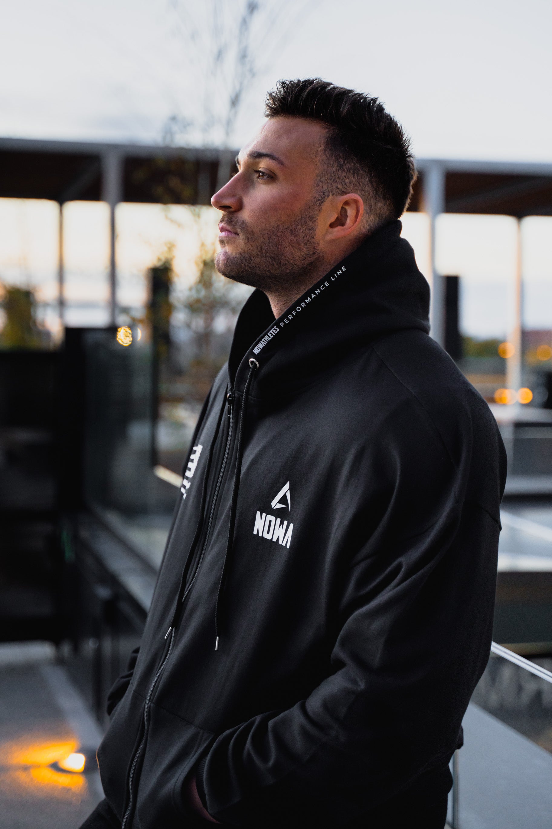 Performance Oversized Sweatshirt - Black Navy