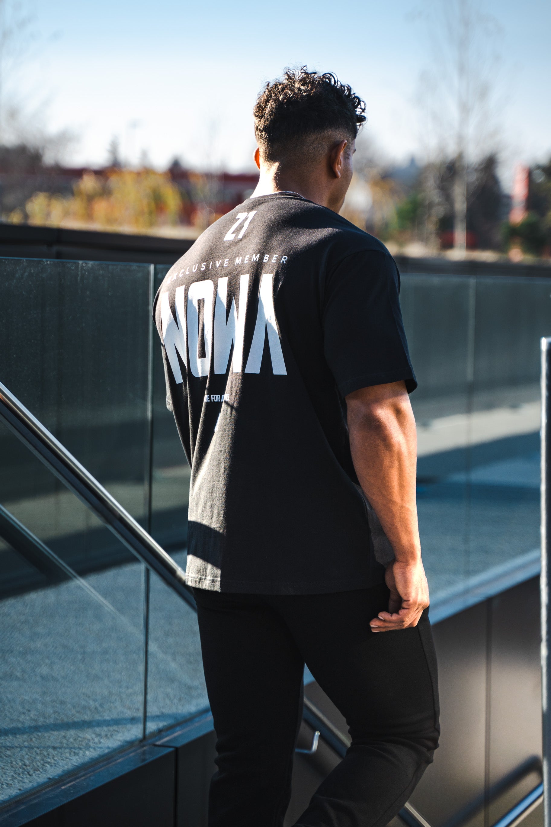 Camiseta Exclusive Member Oversized - Black