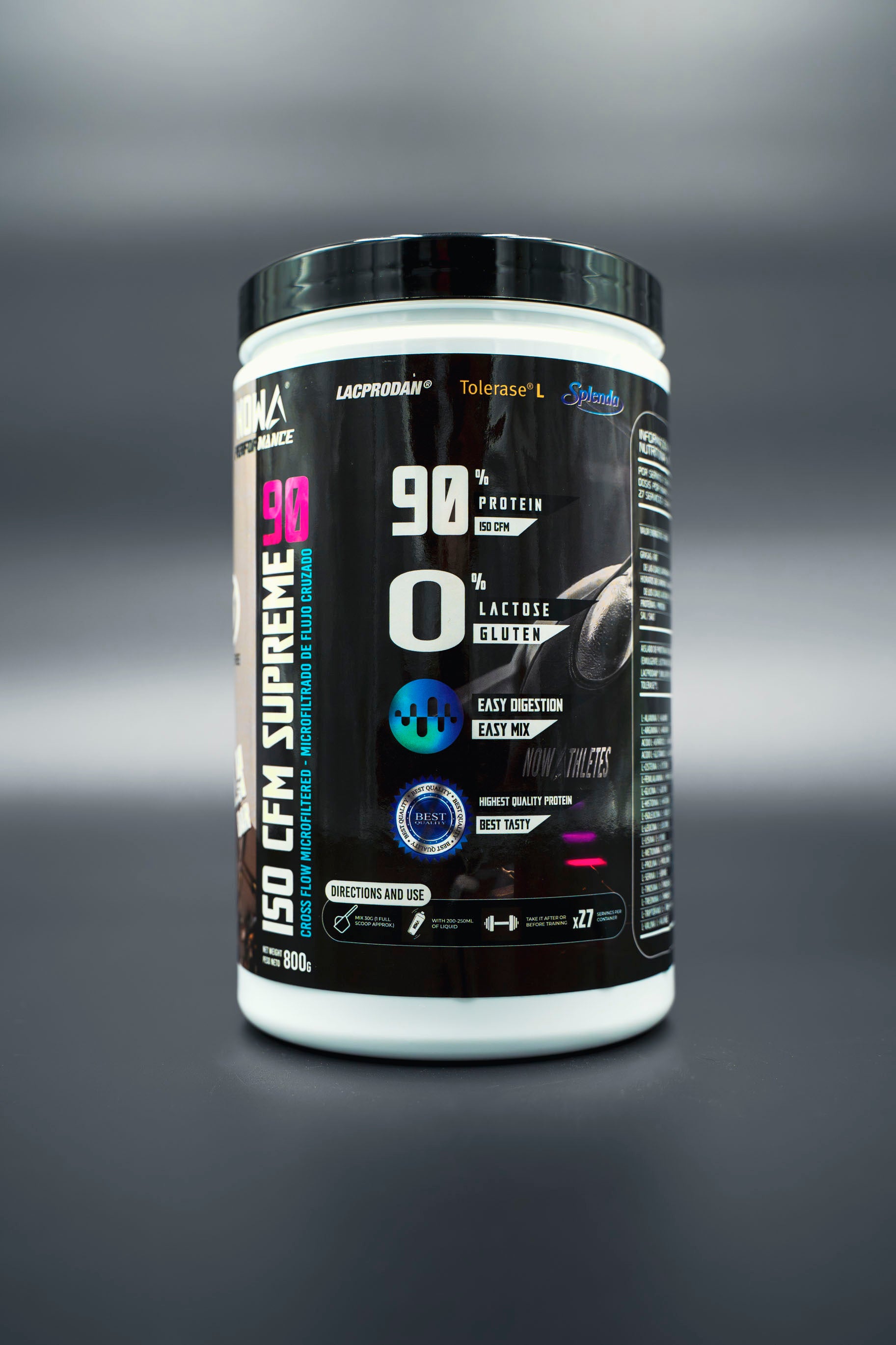 Proteina 90% CFM ISO SUPREME - BCAAs / Glutamina / Low Fat / Low Sugar - Fresa