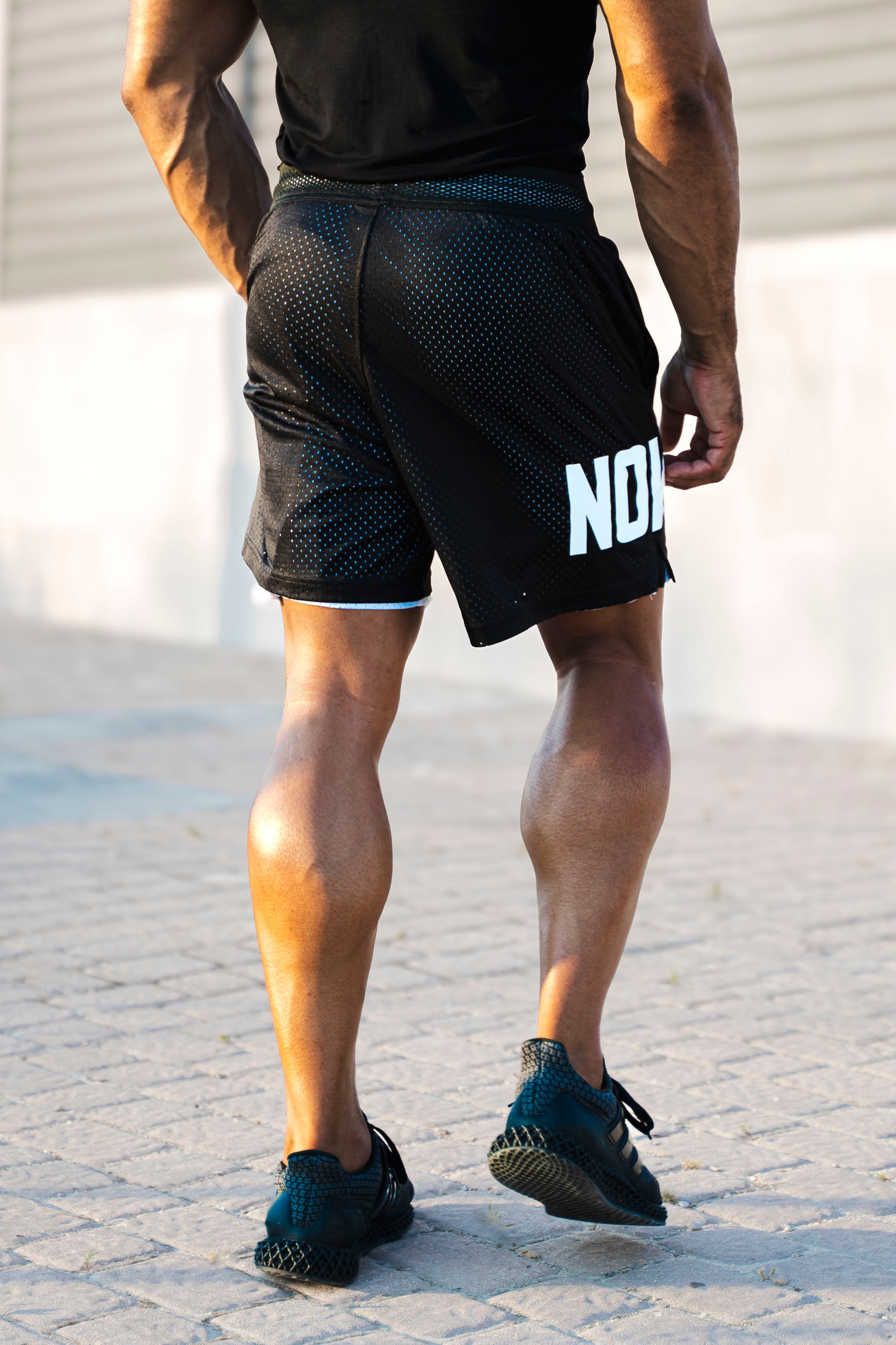 Wolf Reversible 2in1 shorts - Black/White