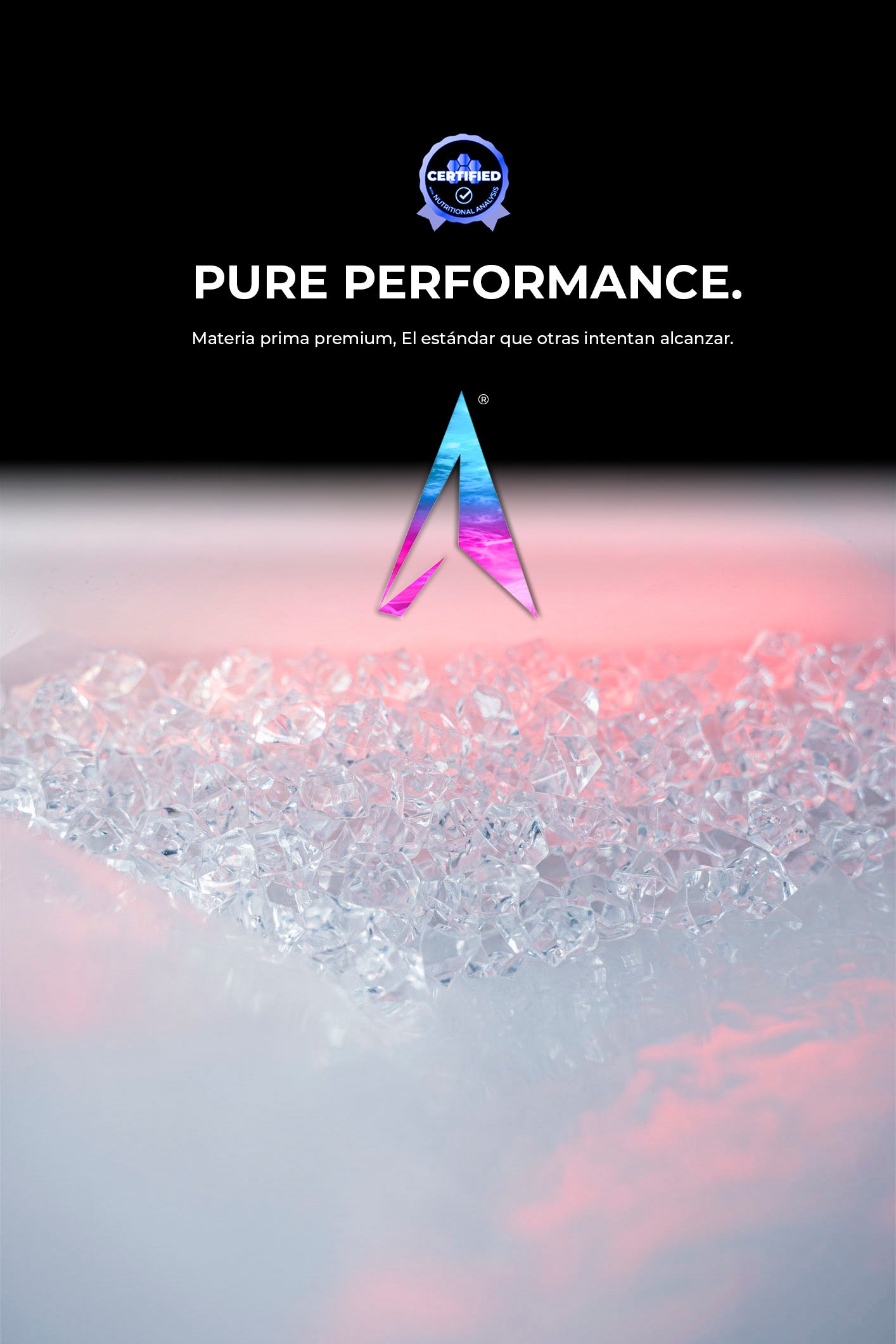 Creatina PREMIUM 100% Monohidrato de máxima pureza y calidad.