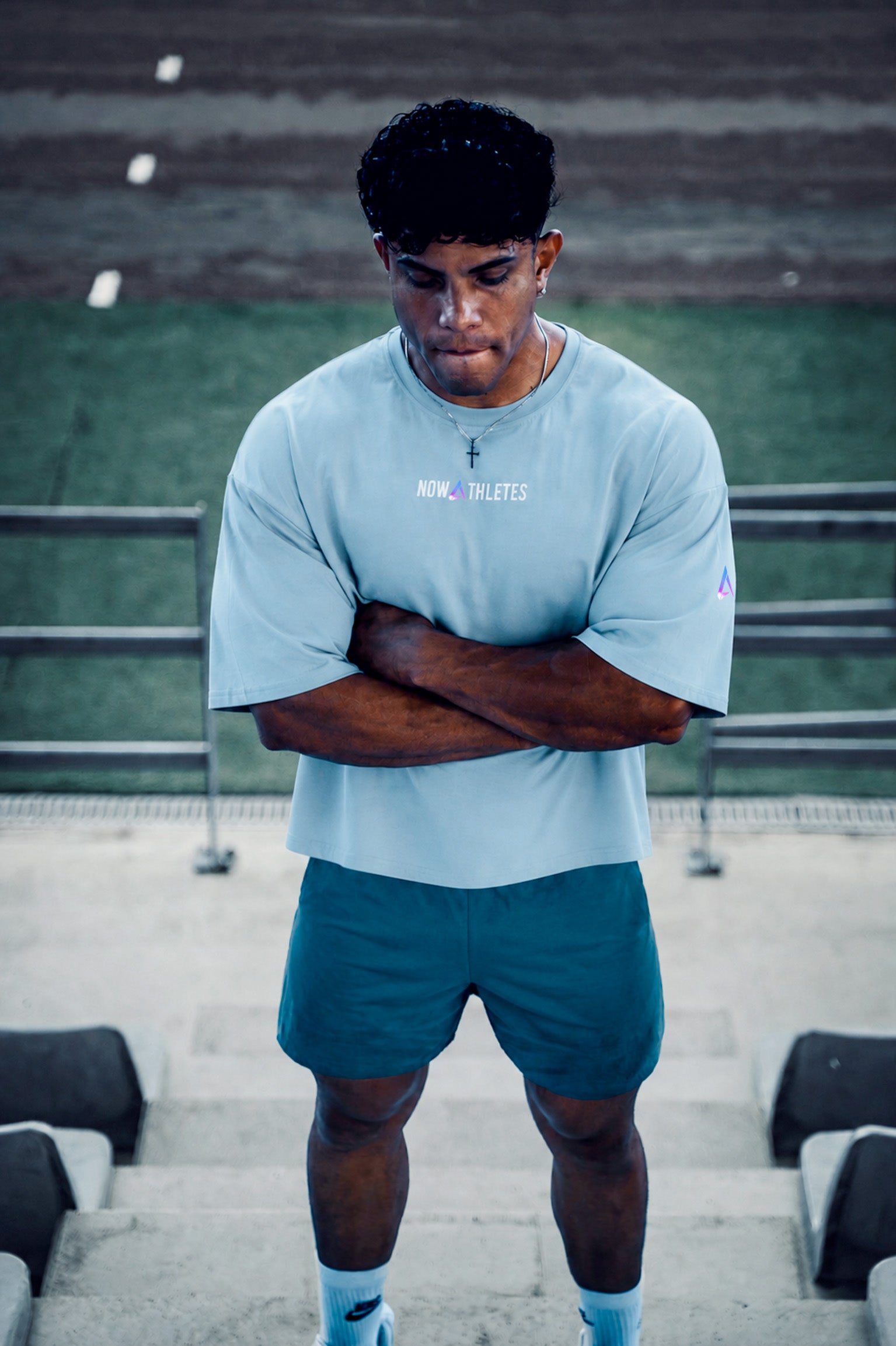 Supernova Returns Boxy Tee - Ice Grey
