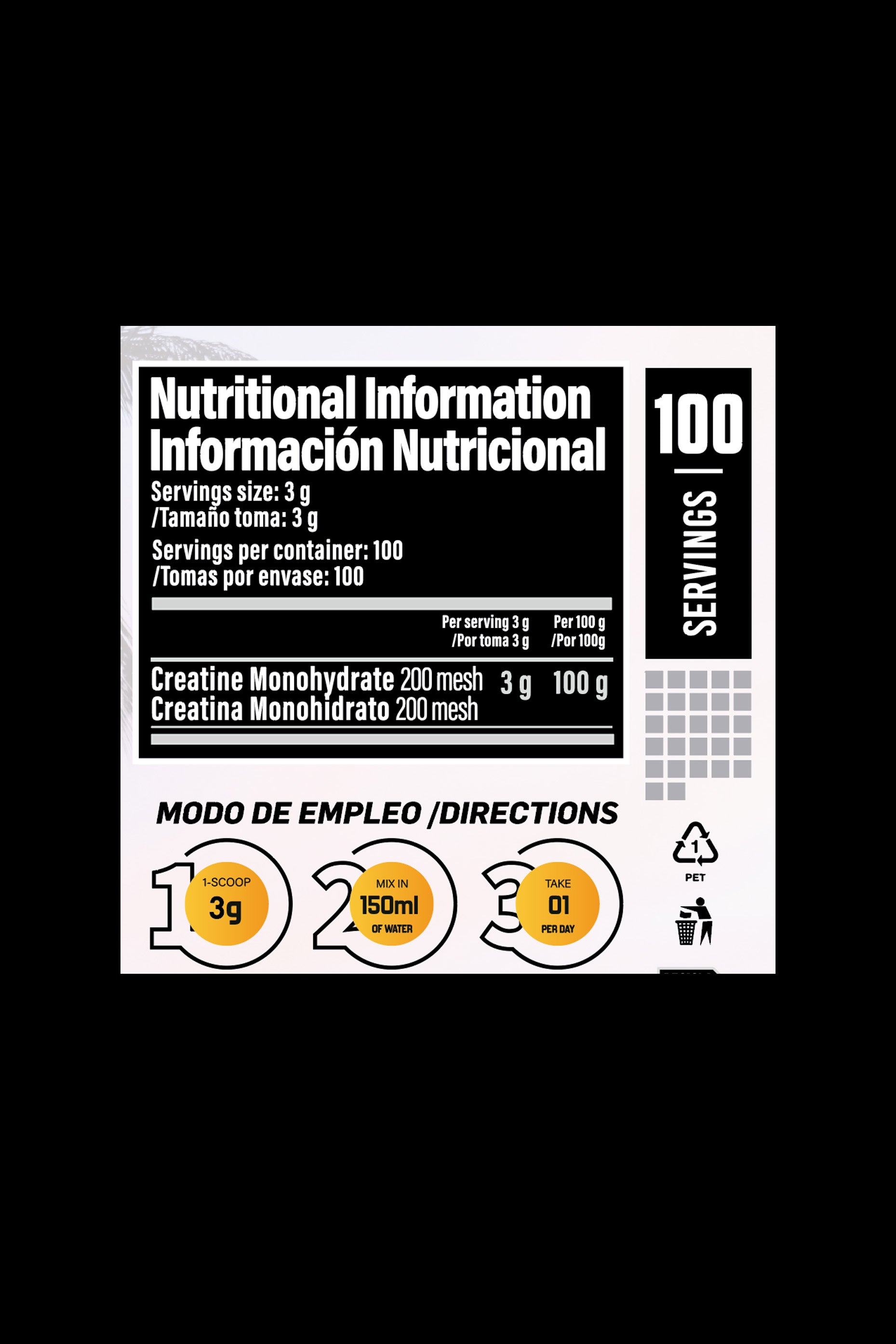 Creatine CREAPURE®️ Monohydrate Maximum purity and quality - Unflavored
