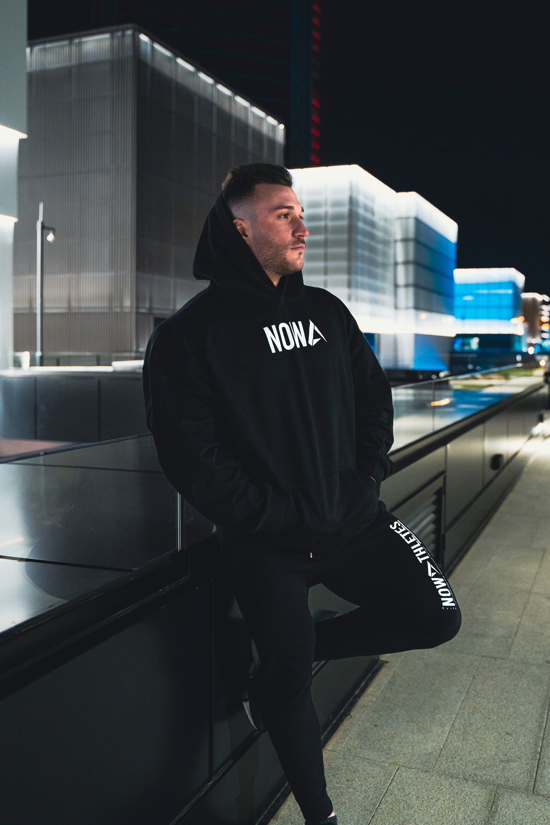 Onyx Trademark Oversized Sweatshirt - Black Knight