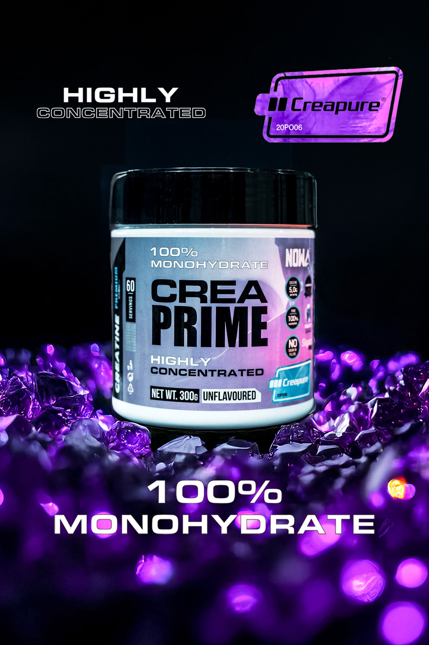 Creatine CREAPURE®️ Monohidrato Máxima pureza y calidad - Sin sabor