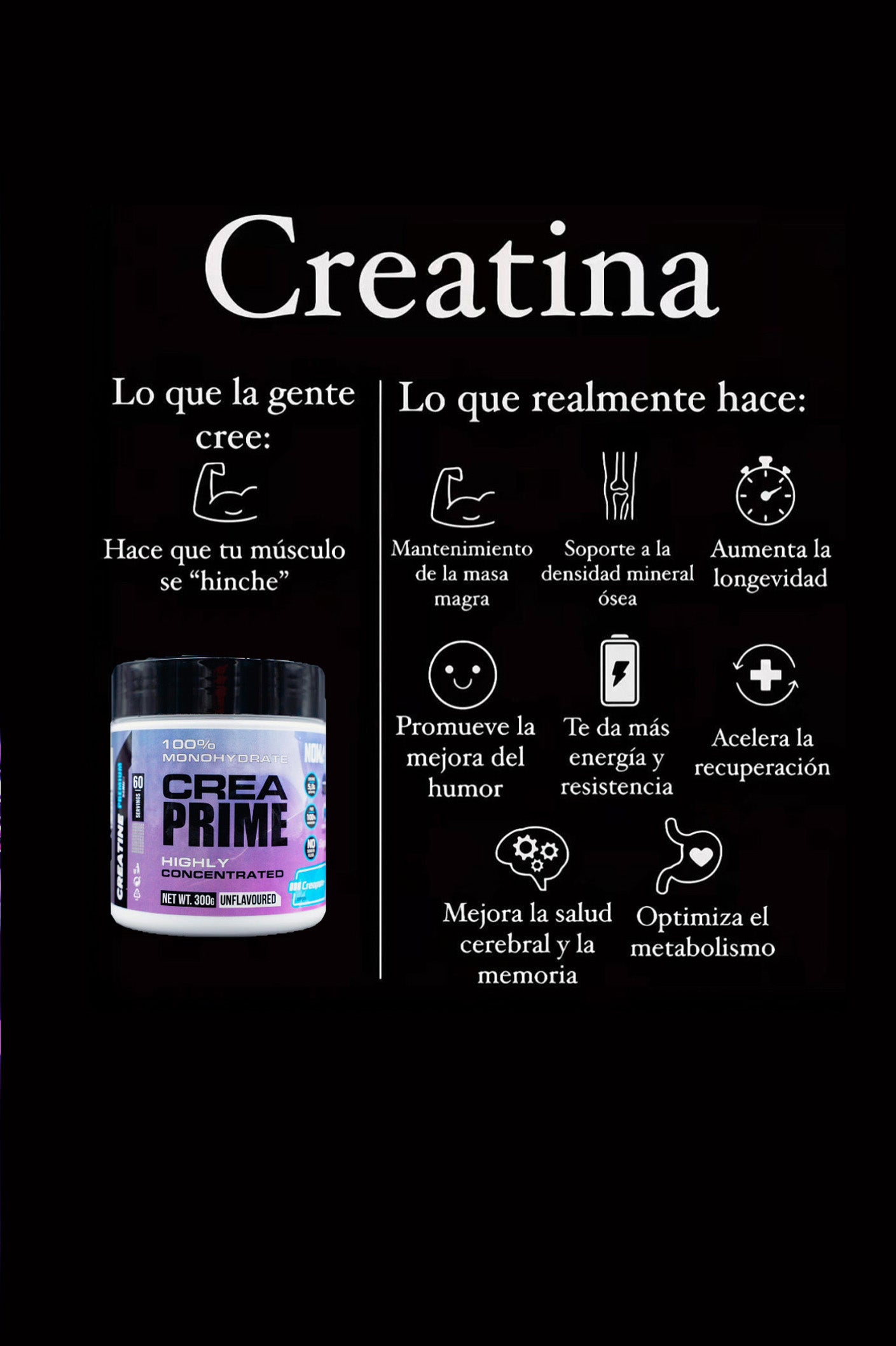 Creatine CREAPURE®️ Monohidrato Máxima pureza y calidad