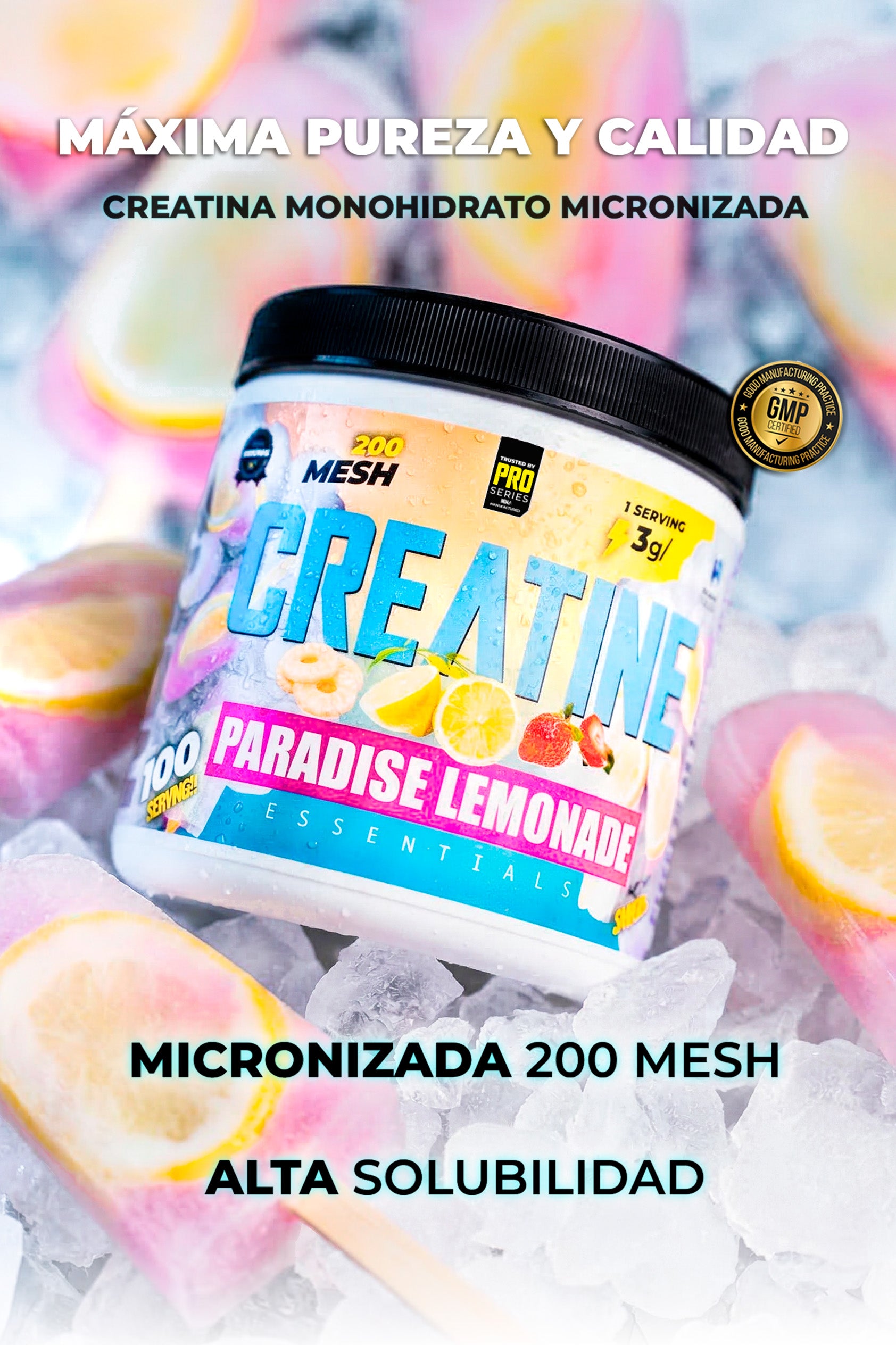 PACK PACK MUSCLE GAIN - Proteína 100% WHEY + Creatina + Pre Entreno
