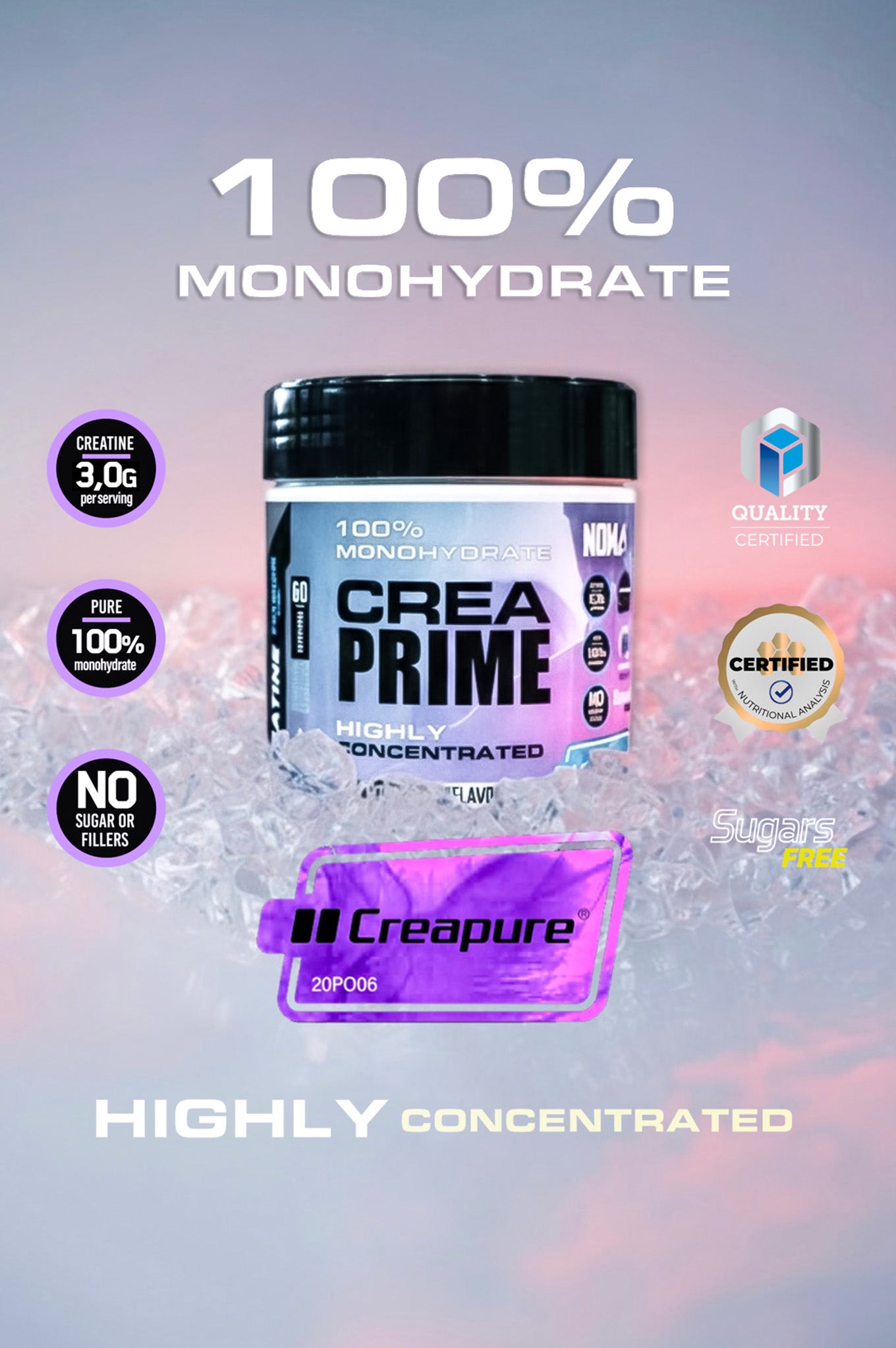 Creatine CREAPURE®️ Monohydrate Maximum purity and quality