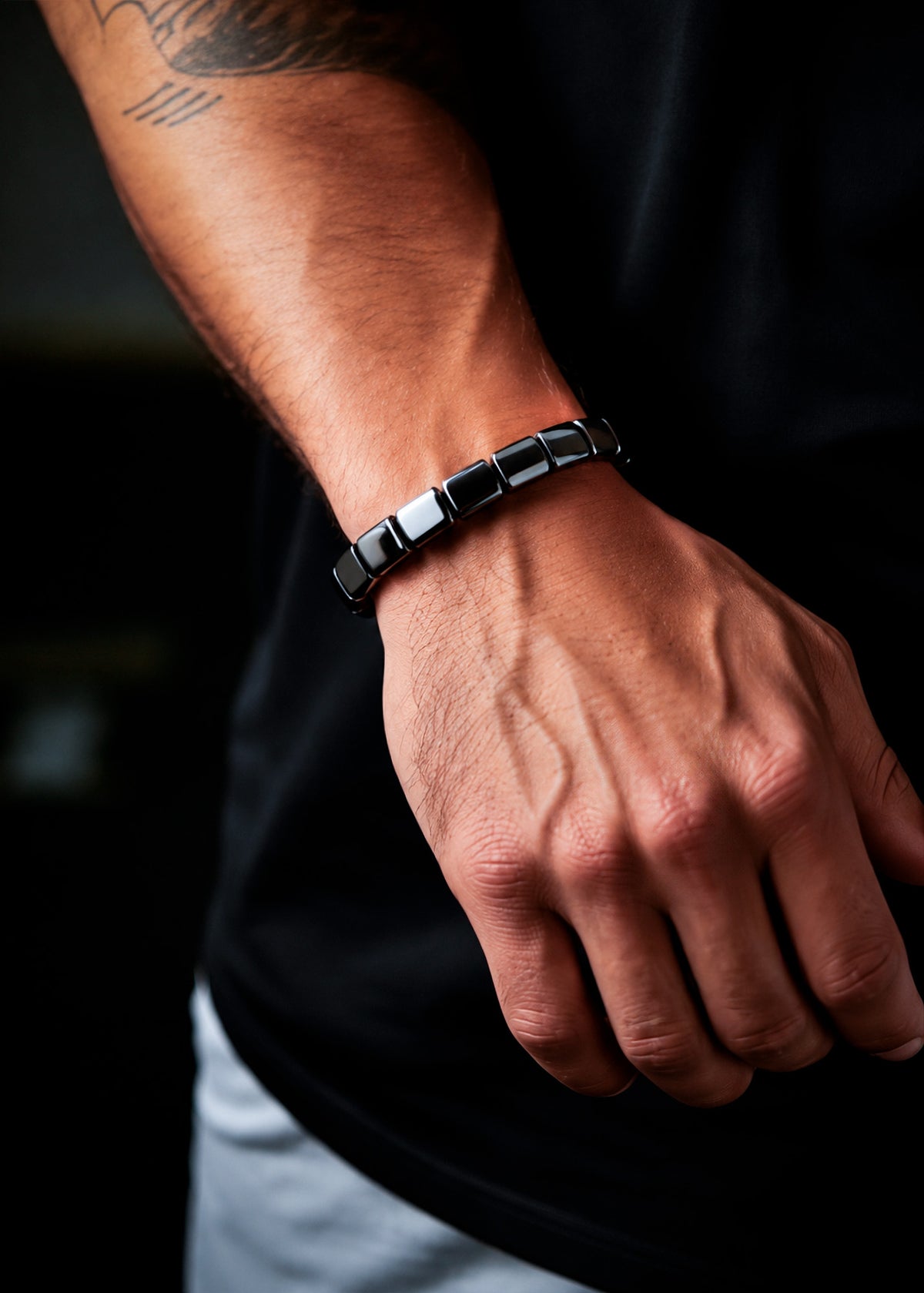 VOLCANIC RUNE Bracelet - HEMATITE EDITION