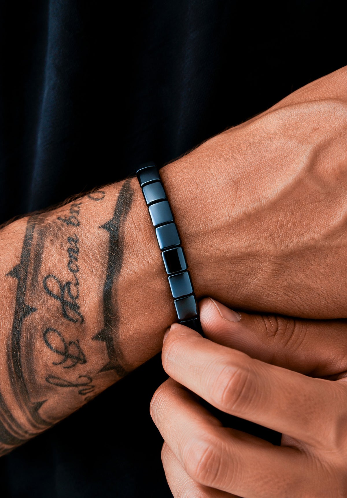 VOLCANIC RUNE Bracelet - HEMATITE EDITION