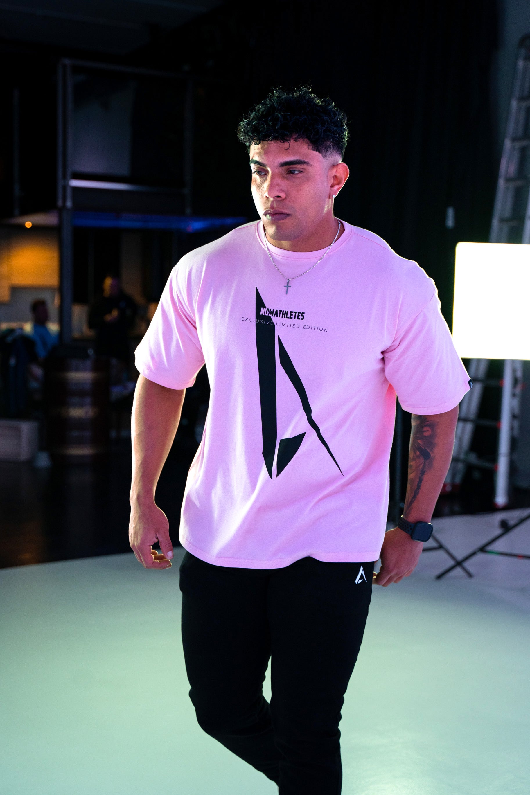 California Oversized T-shirt - Deep Pink