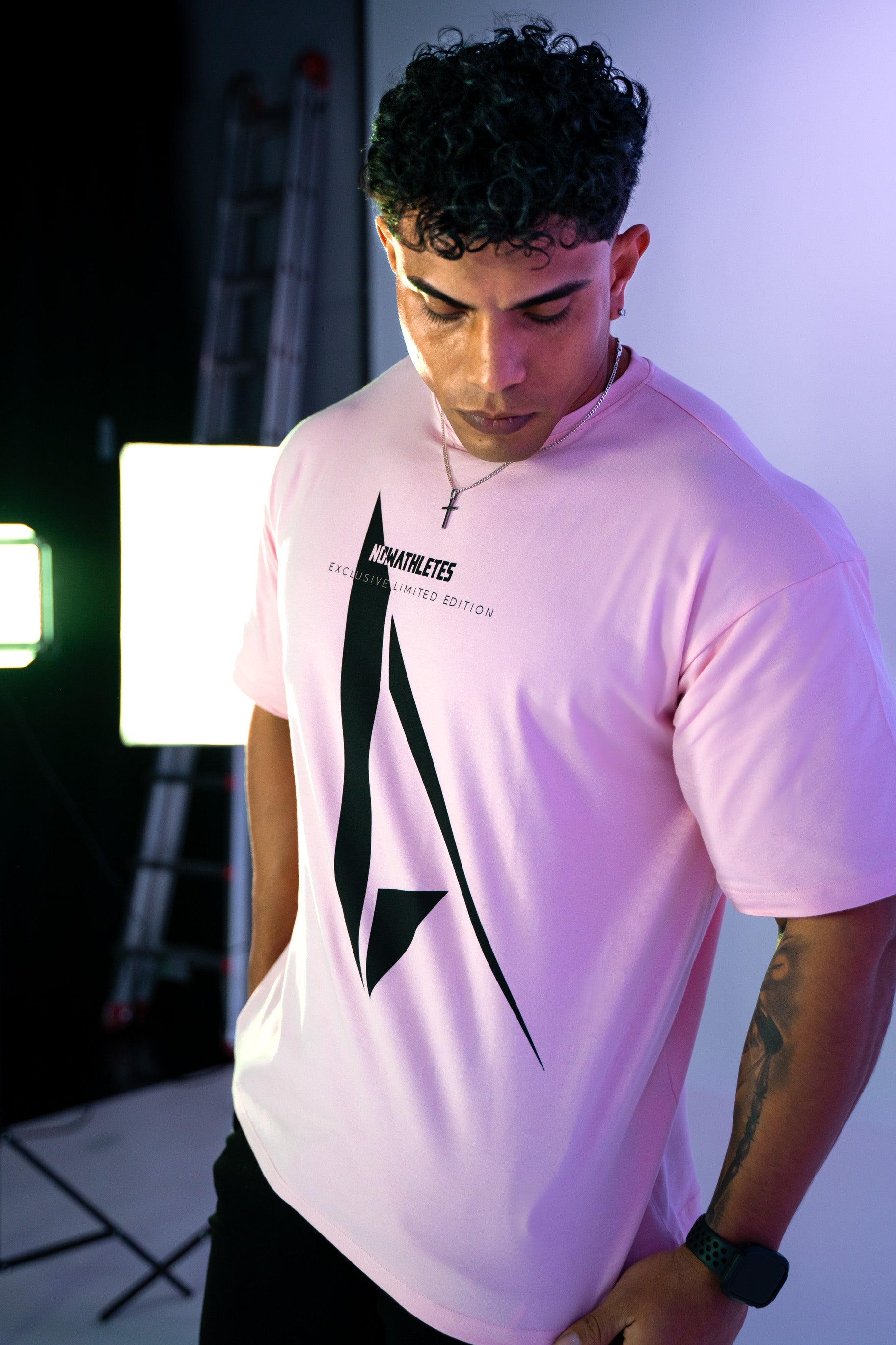 California Oversized T-shirt - Deep Pink